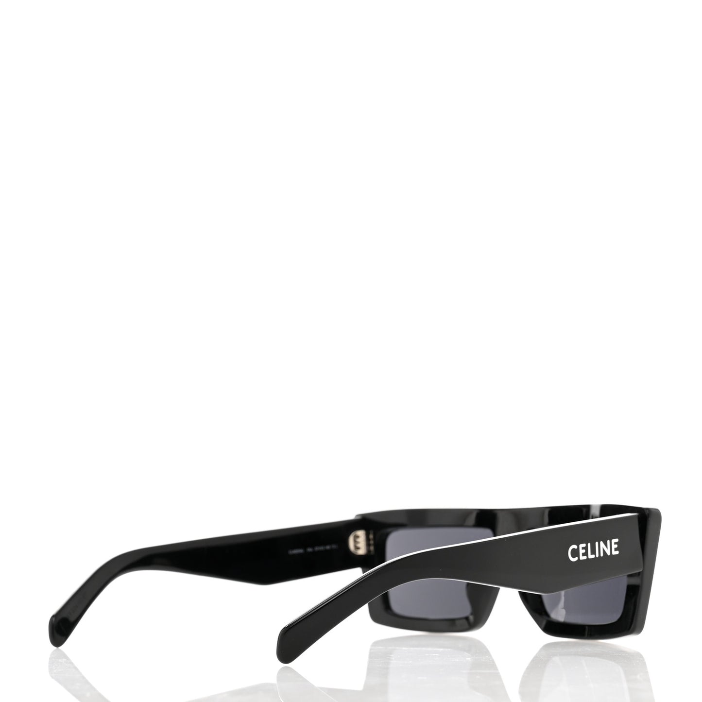 Acetate Monochroms Square Sunglasses CL40214U Black