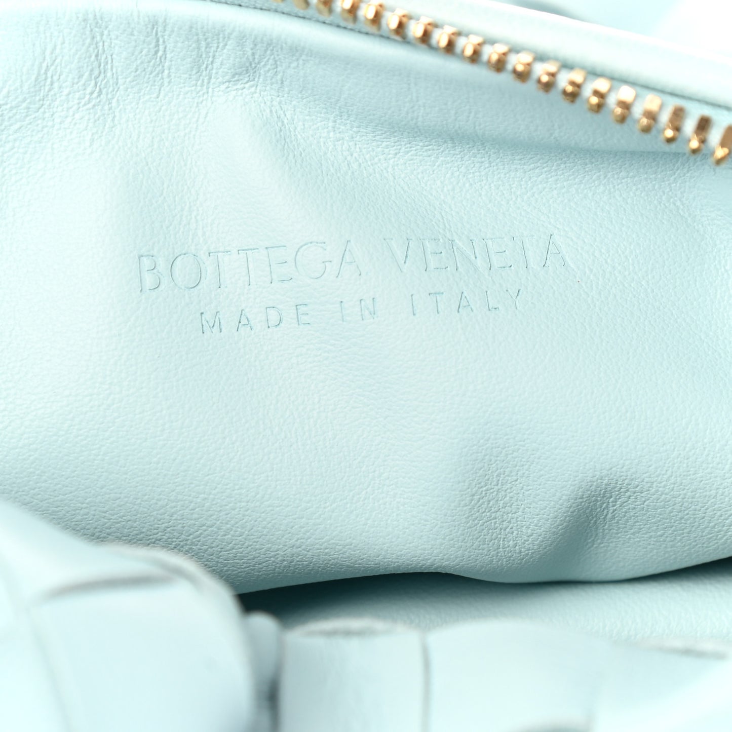 Nappa Intrecciato Mini Jodie Teal Washed