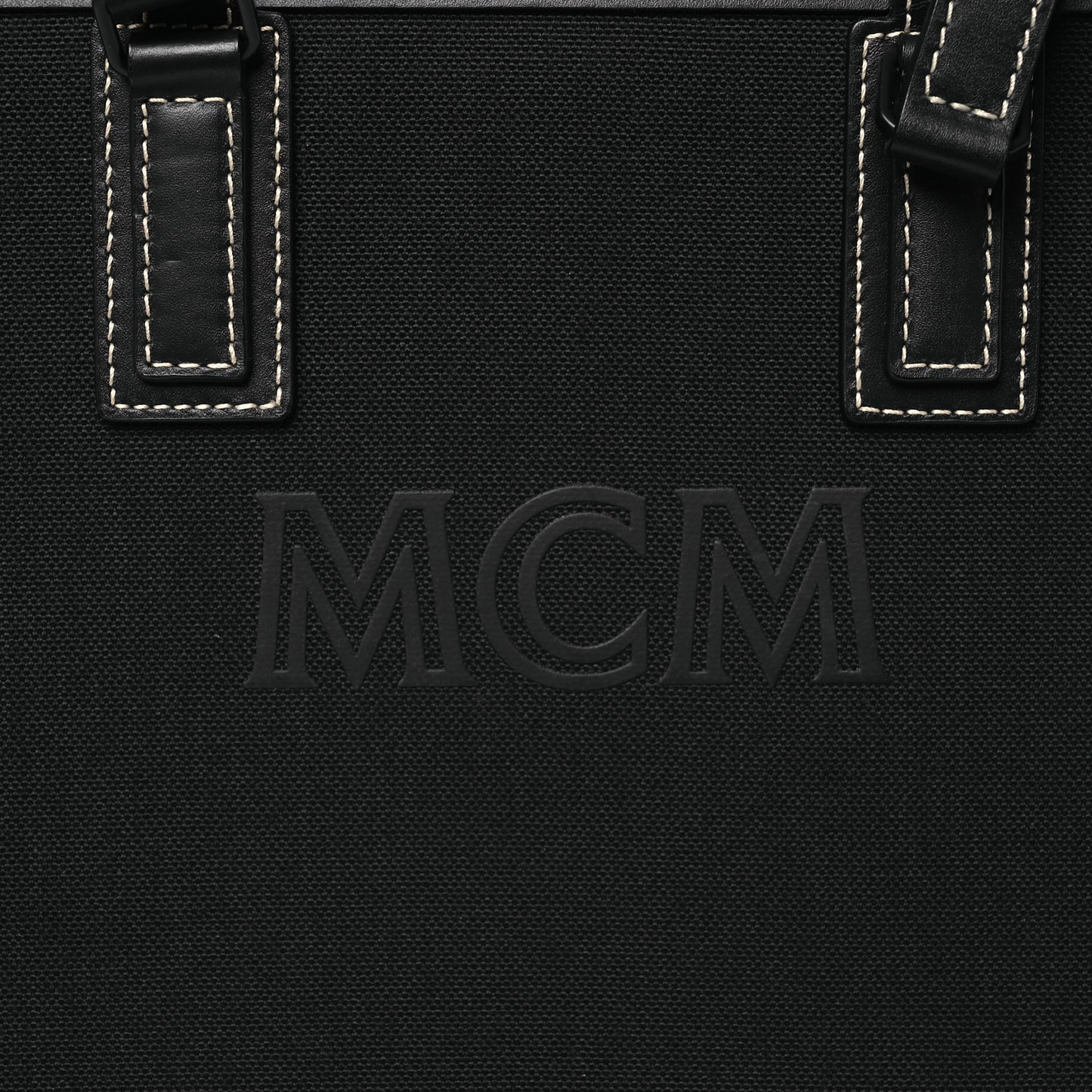 Napacot Canvas Spanish Calfskin Medium Klassik Tote Black