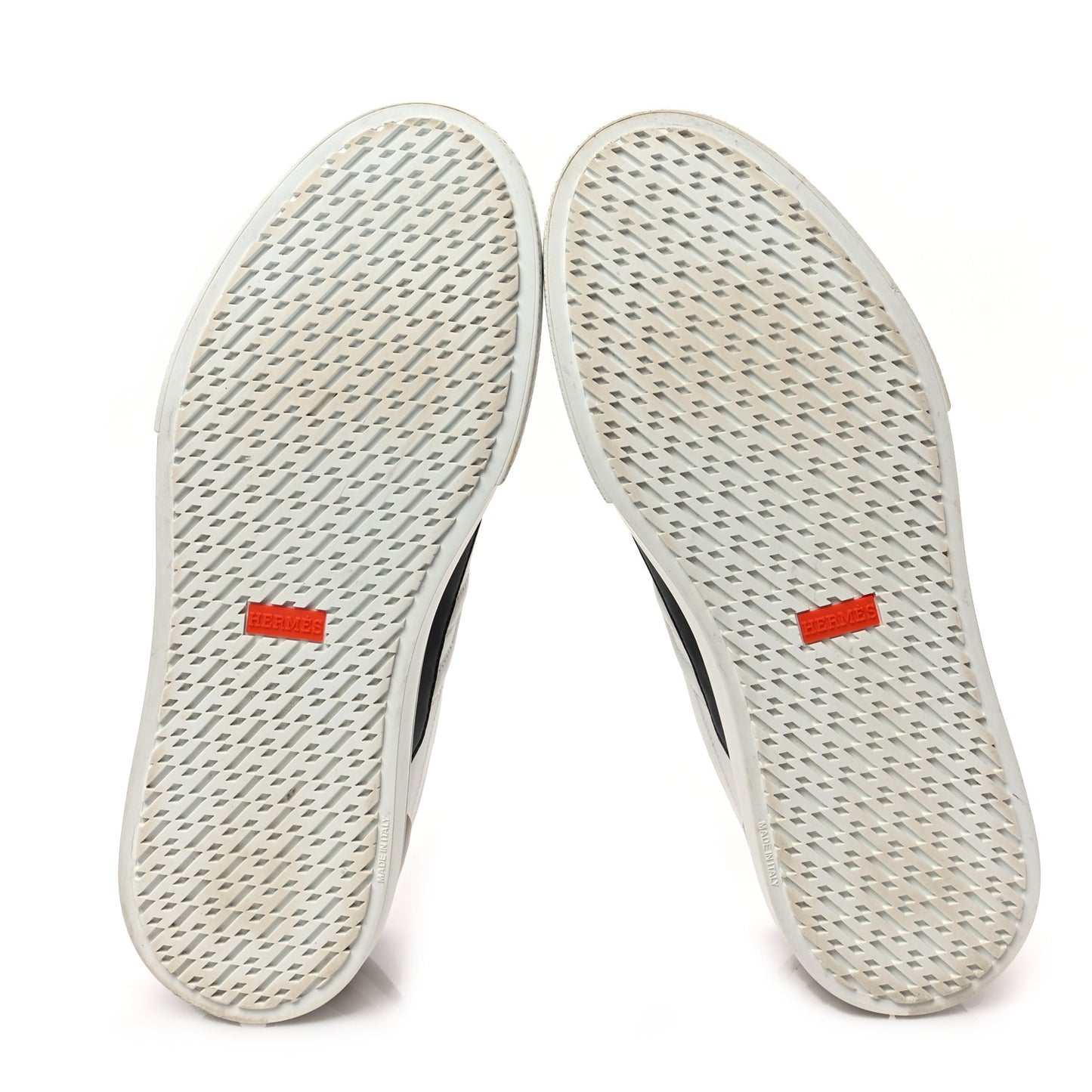 Calfskin Deep Sneakers 42 White Naturel Black