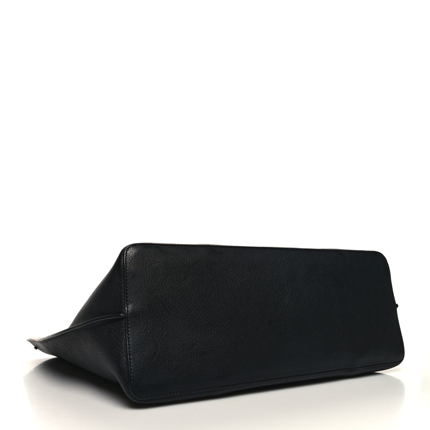 Calfskin Large Vlogo Tote Black
