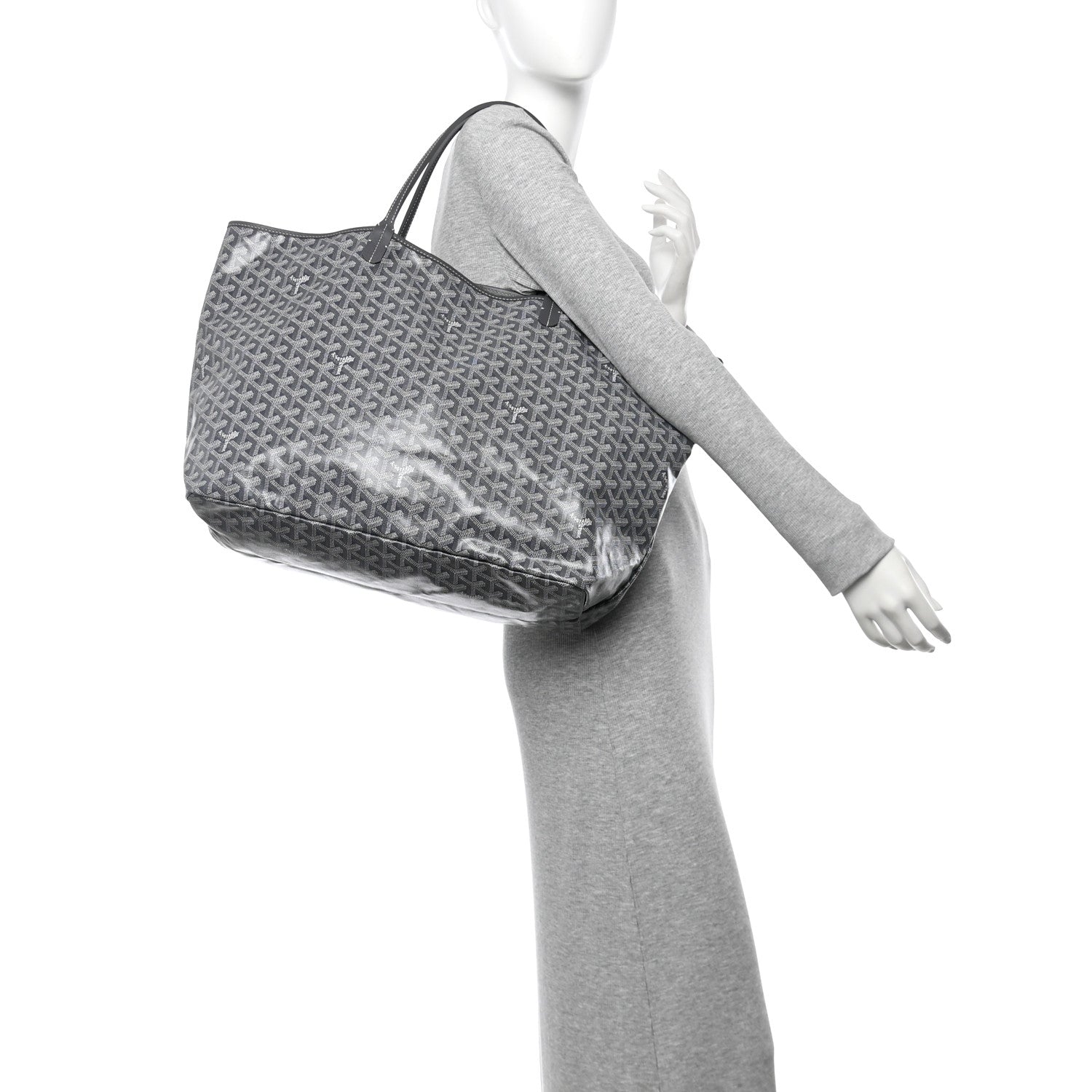 Goyard Goyardine Saint Louis GM Grey 3 of 11