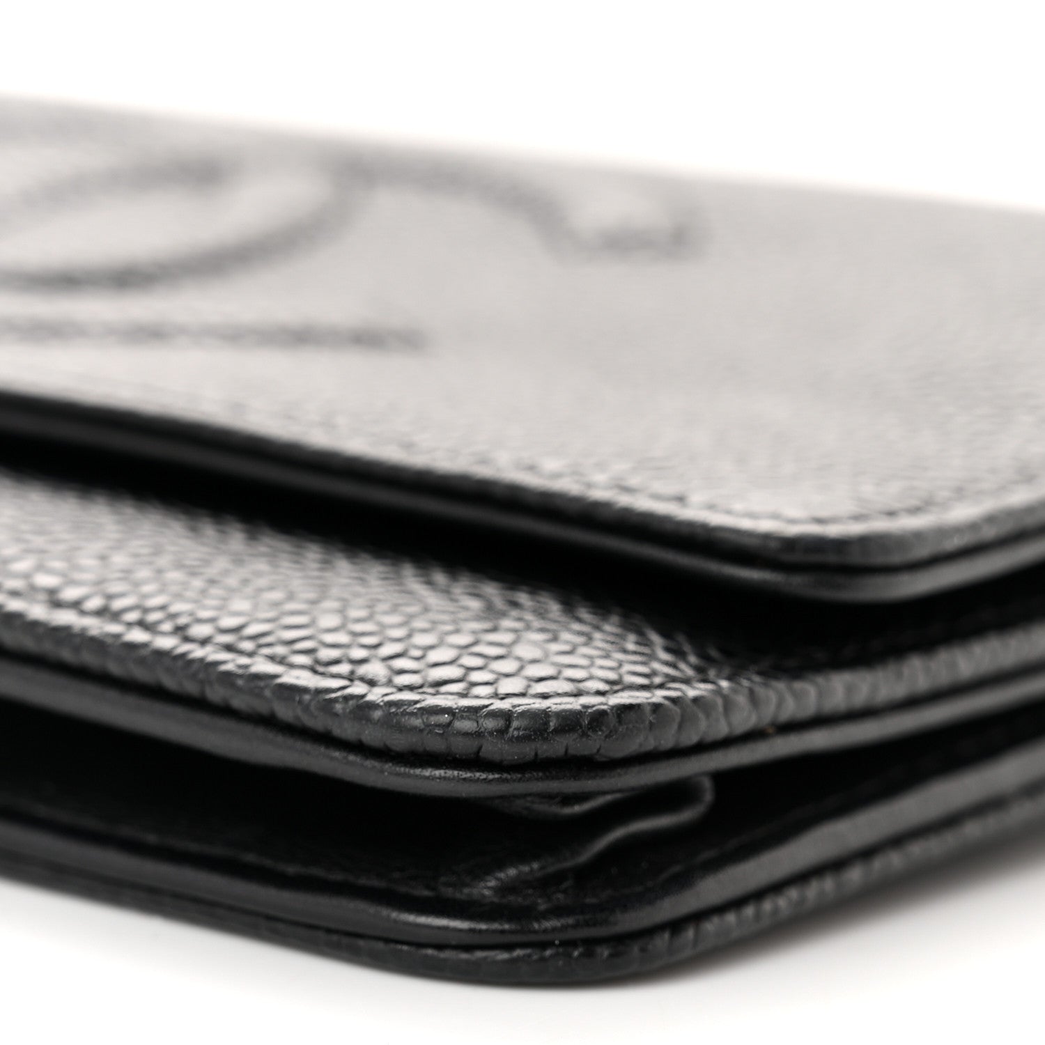 Chanel Caviar Timeless CC Wallet on Chain WOC Black 11 of 12