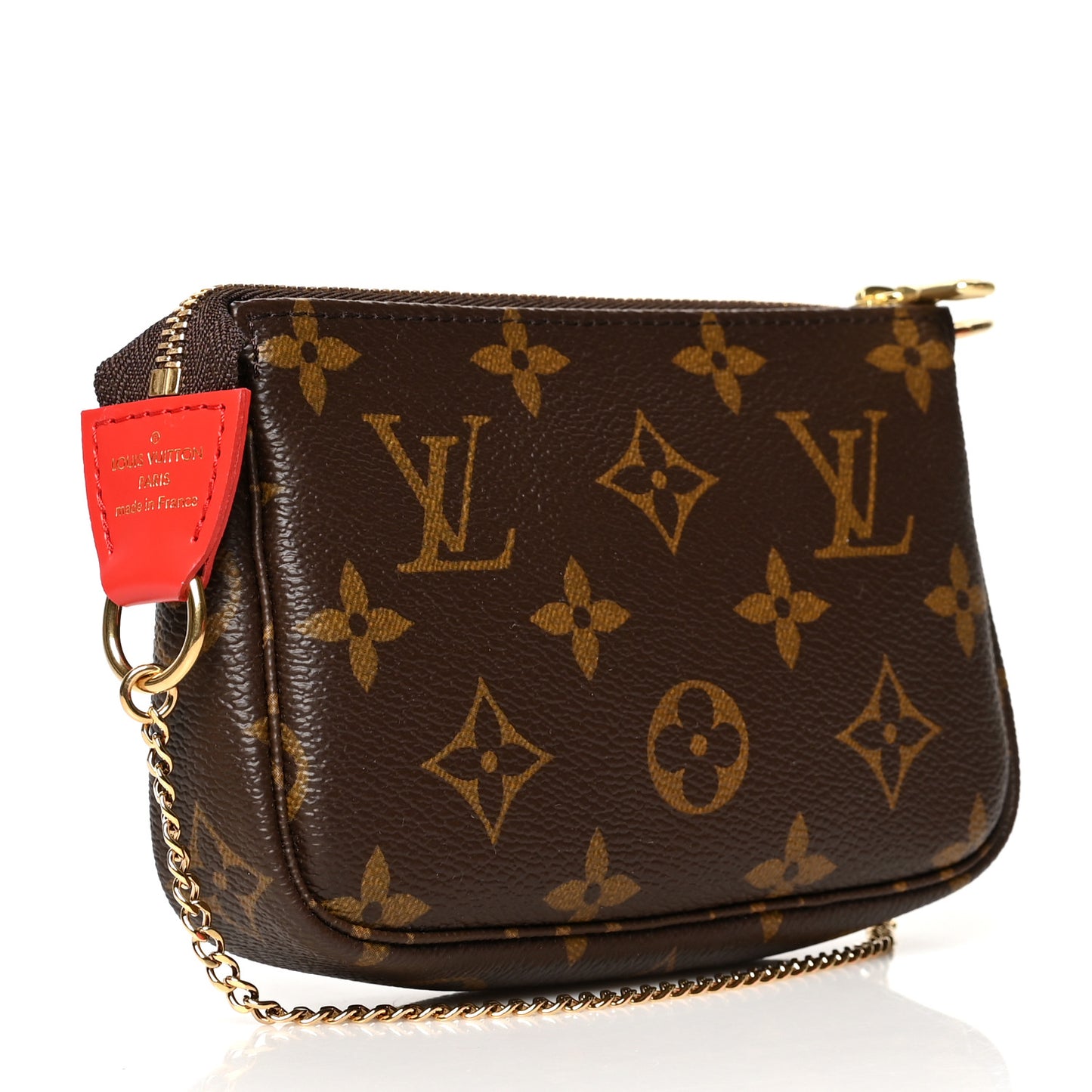 Monogram 2020 Christmas Animation Bumper Cars Mini Pochette Accessories Coquelicot