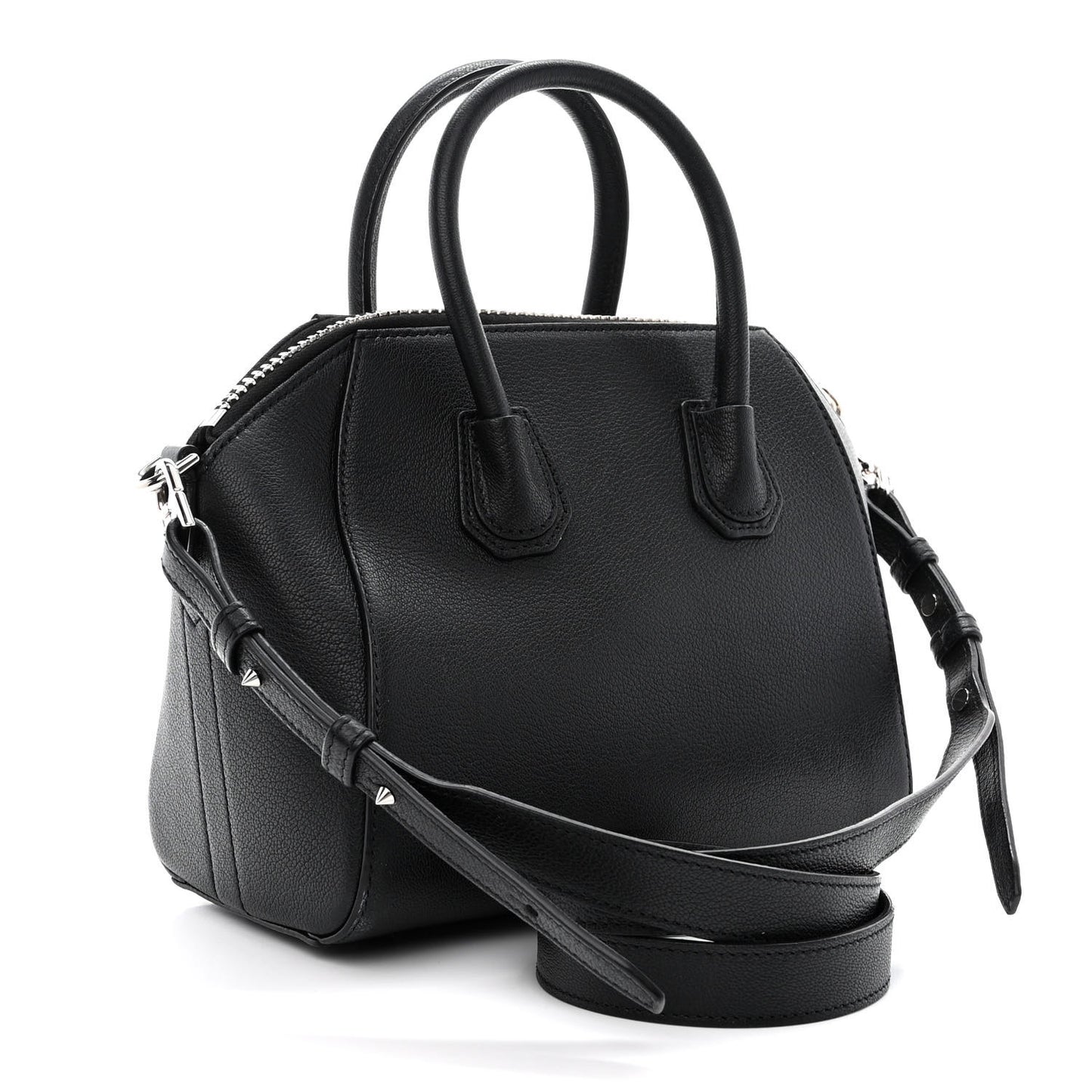 Sugar Goatskin Mini Antigona Black