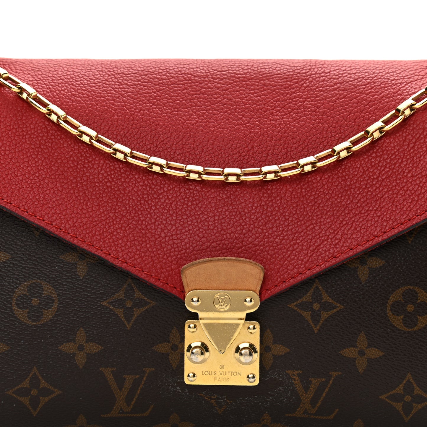 Monogram Pallas Chain Cherry