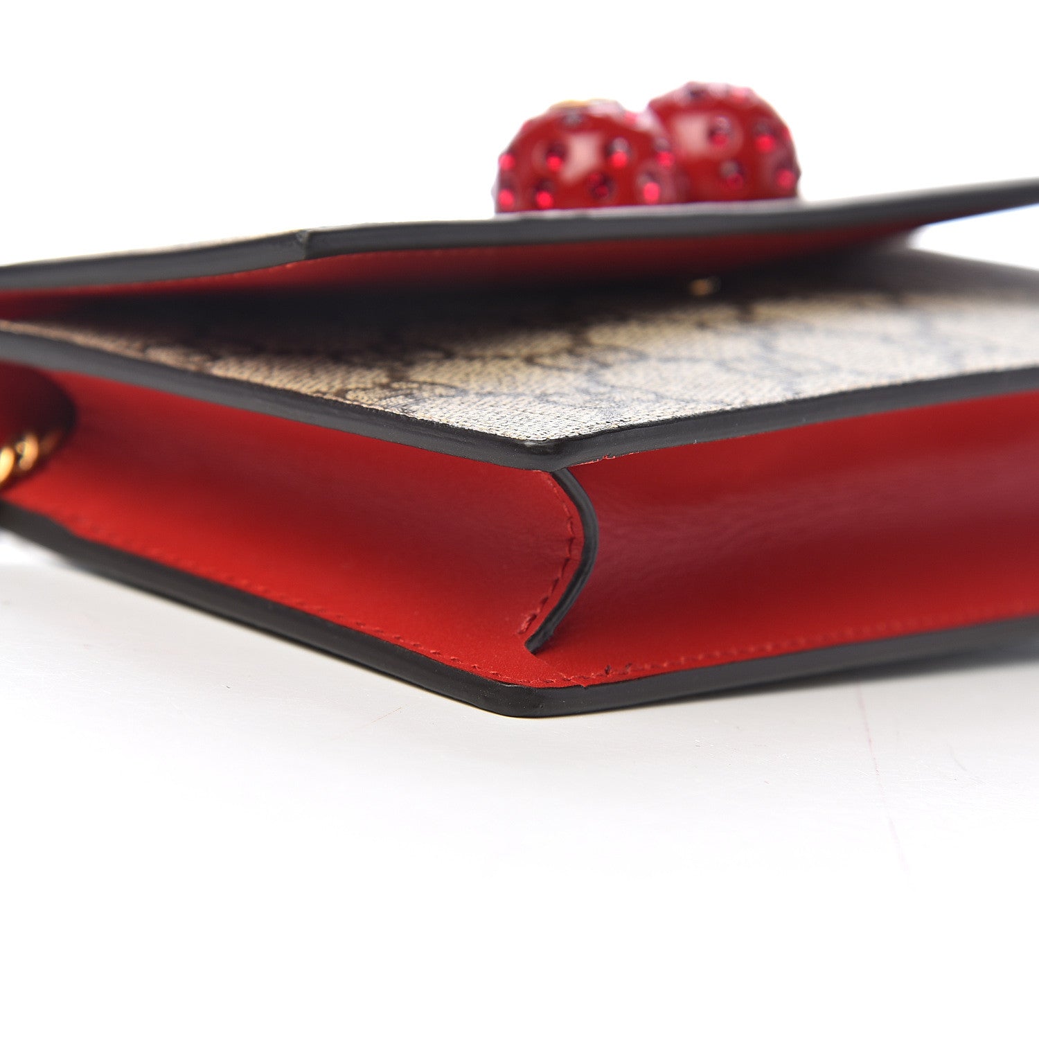 Gucci GG Supreme Monogram Mini Cherry Chain Bag 6 of 8