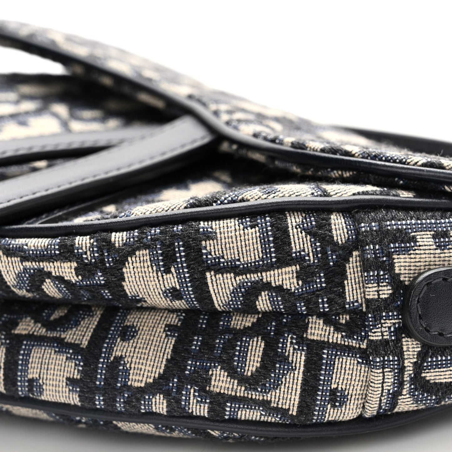Oblique Mini Saddle Bag Blue