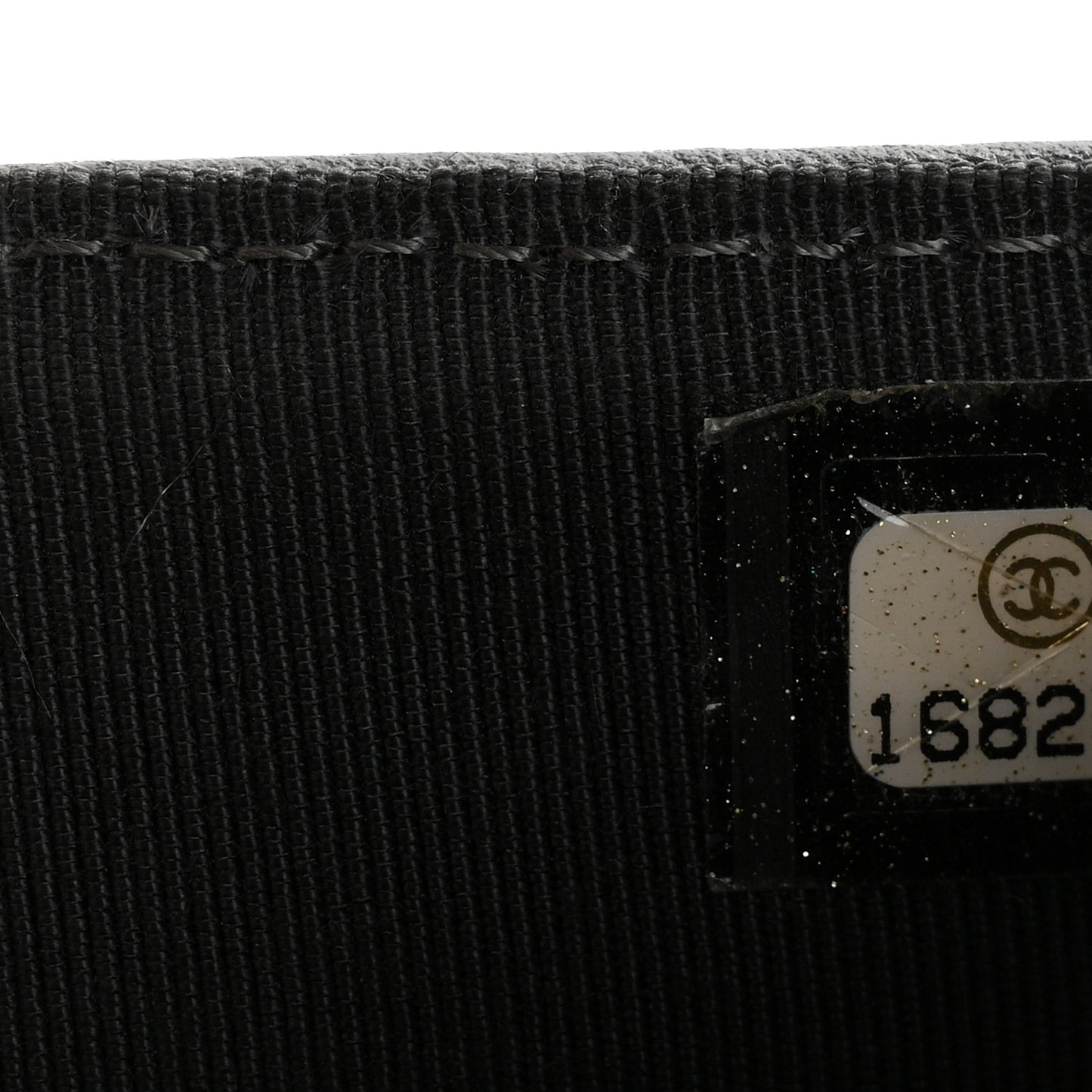 Striated Patent CC French Wallet Dark Grey