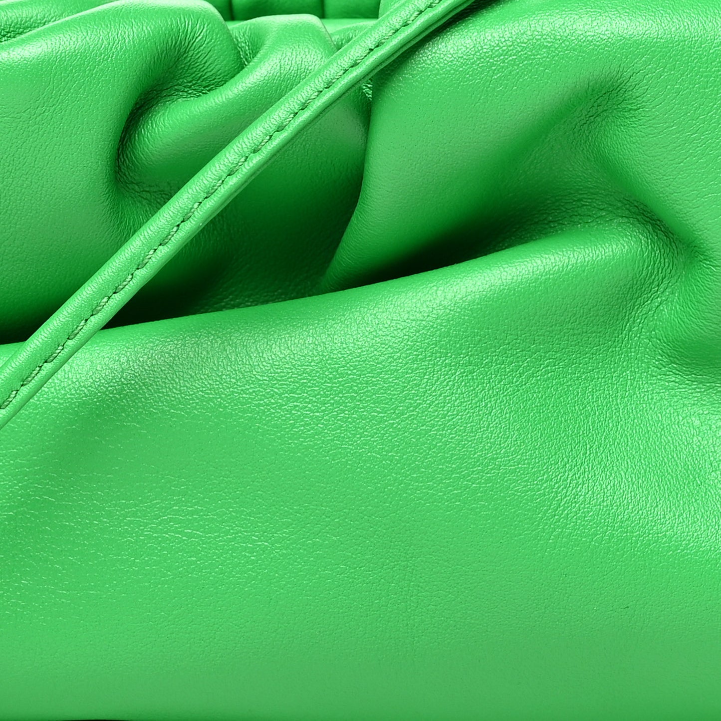 Butter Calfskin The Mini Pouch Parakeet