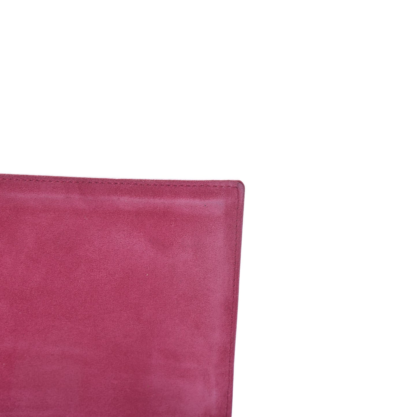 Calfskin Classic Y Ligne Clutch Fuchsia