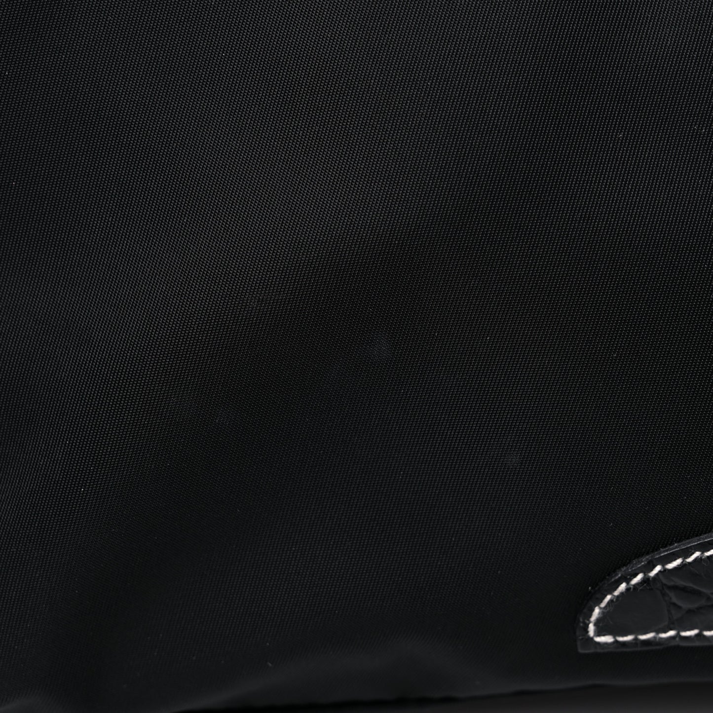 Nylon Tessuto Saffiano Robot Tote Bag Black
