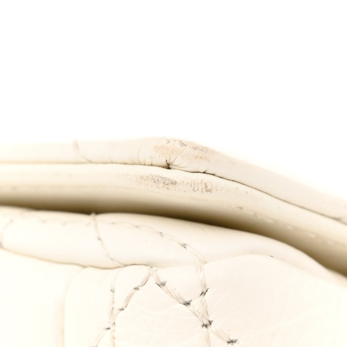 Grained Calfskin Cannage Large Caro Bag Latte
