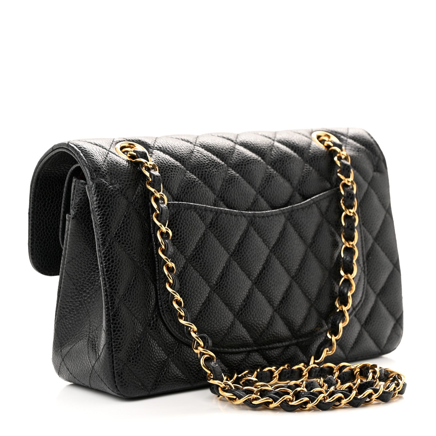 Chanel Caviar Quilted Small Double Flap Black 3 of 12