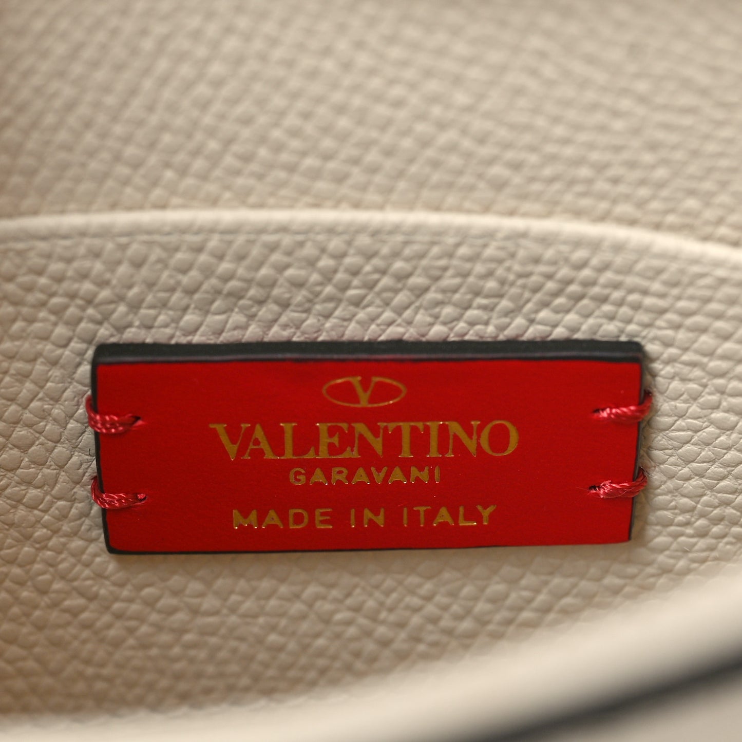 Calfskin Mini Vlogo Hobo Bag White