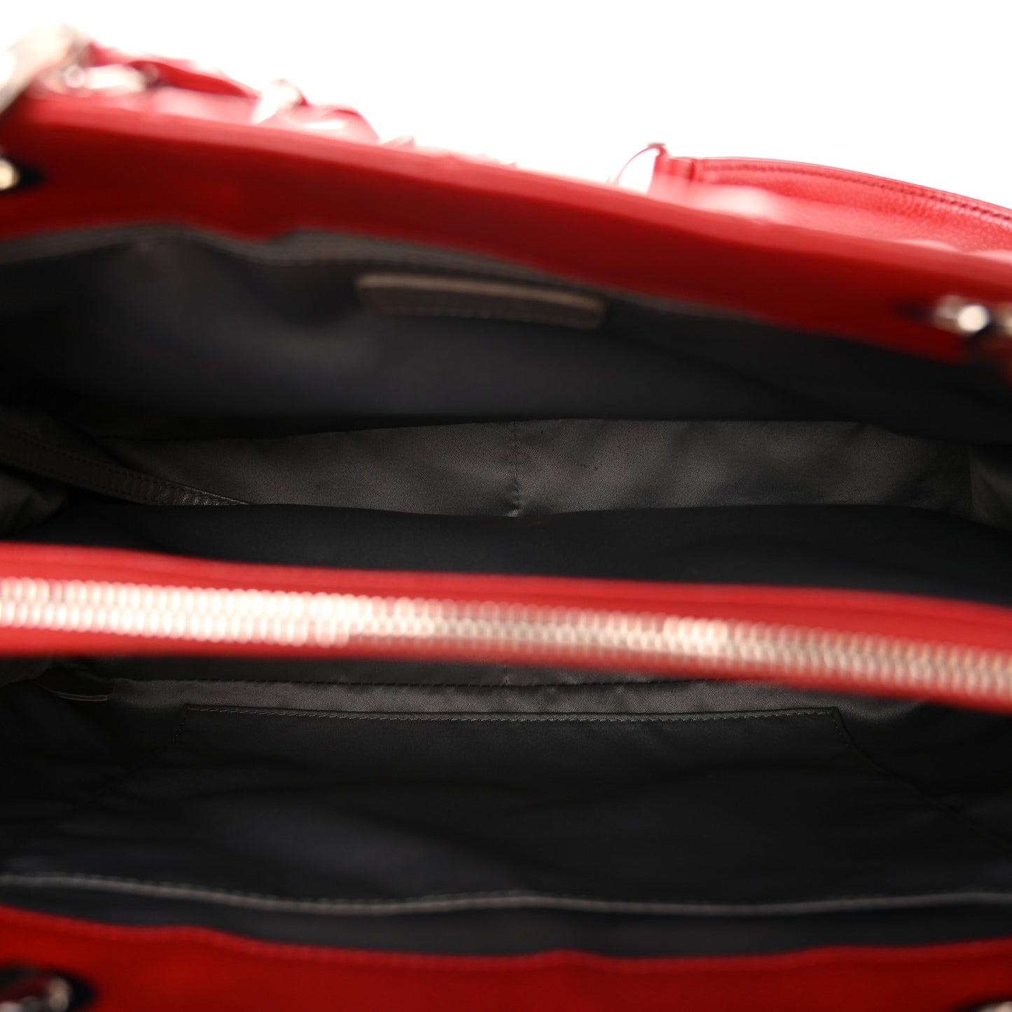 Caviar Quilted Grand Shopping Tote GST Red