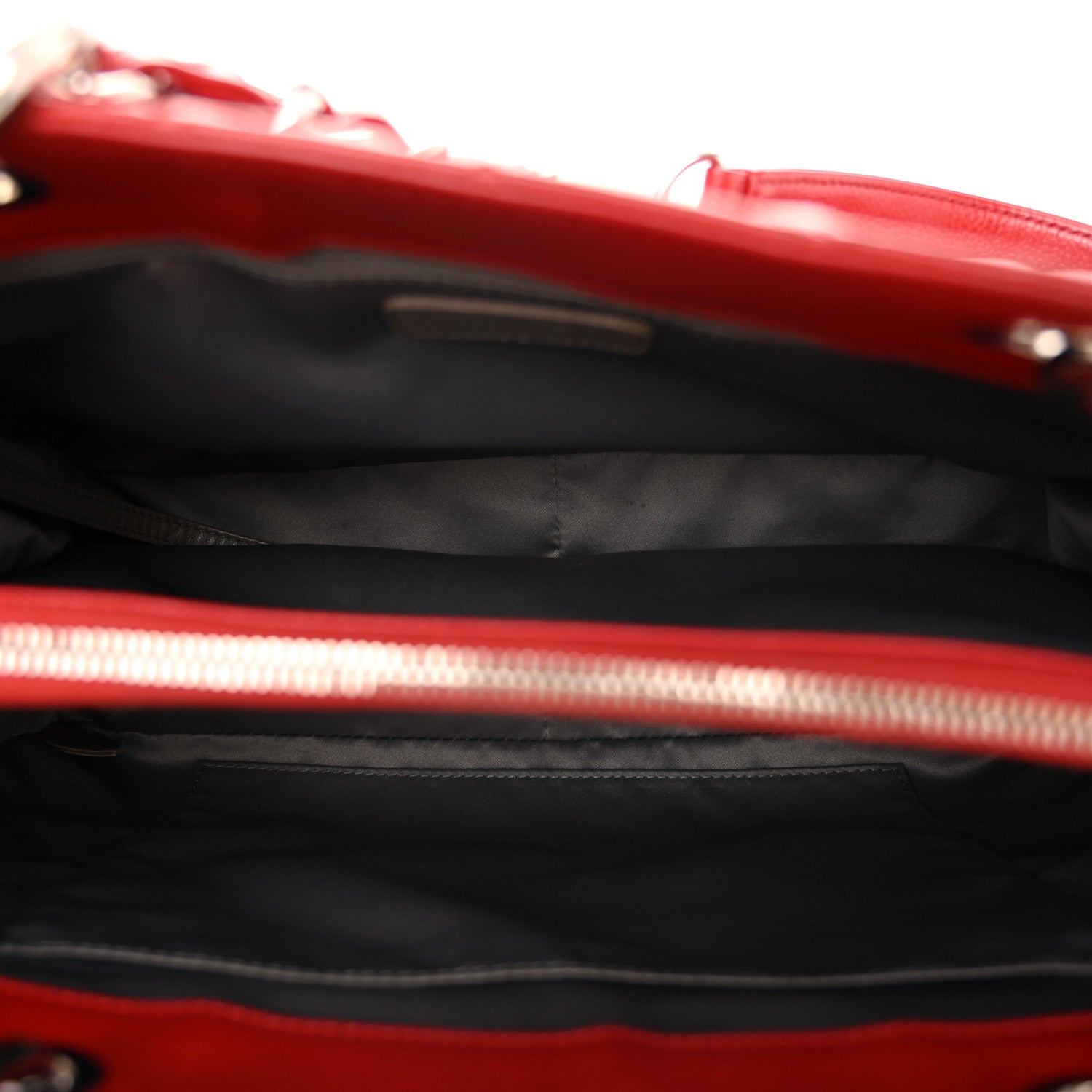Chanel Caviar Quilted Grand Shopping Tote GST Red 5 of 10