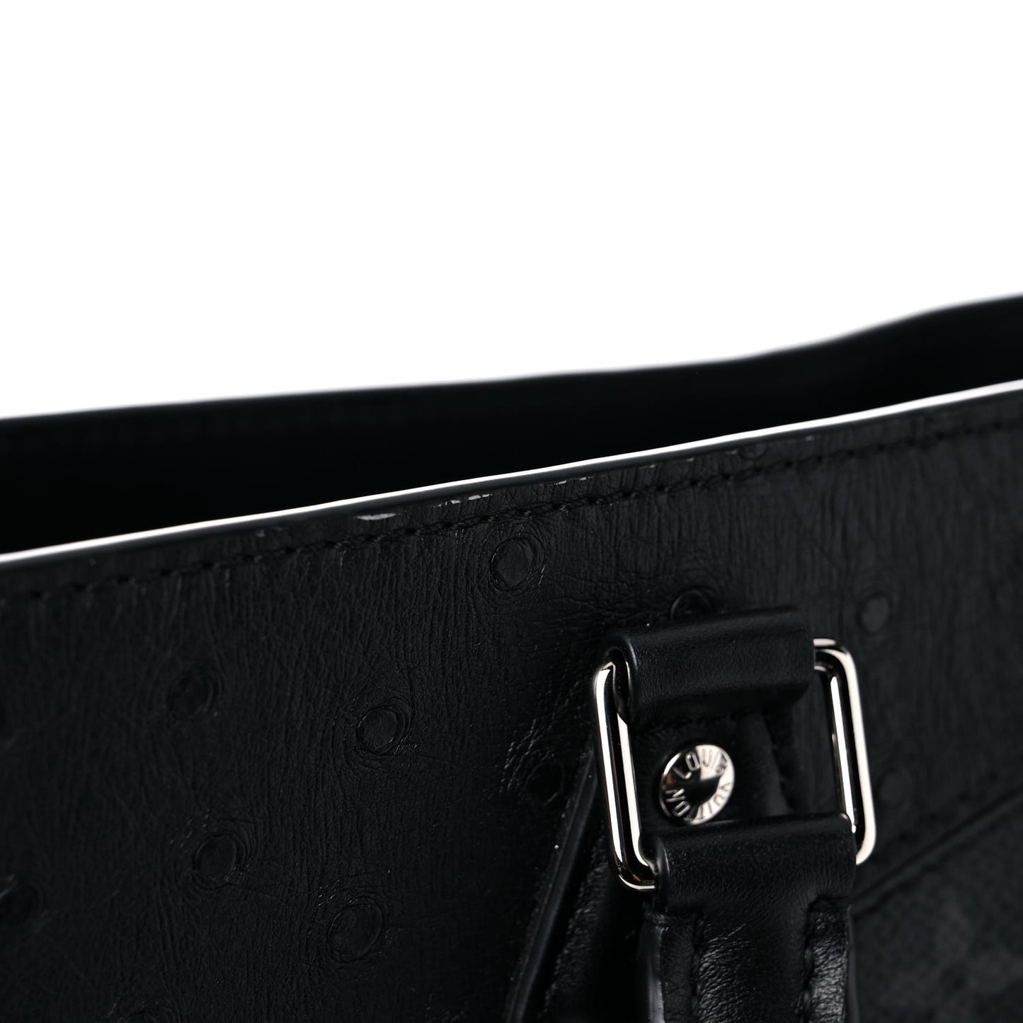 Ostrich Crocodile Monogram Eclipse Grand Sac