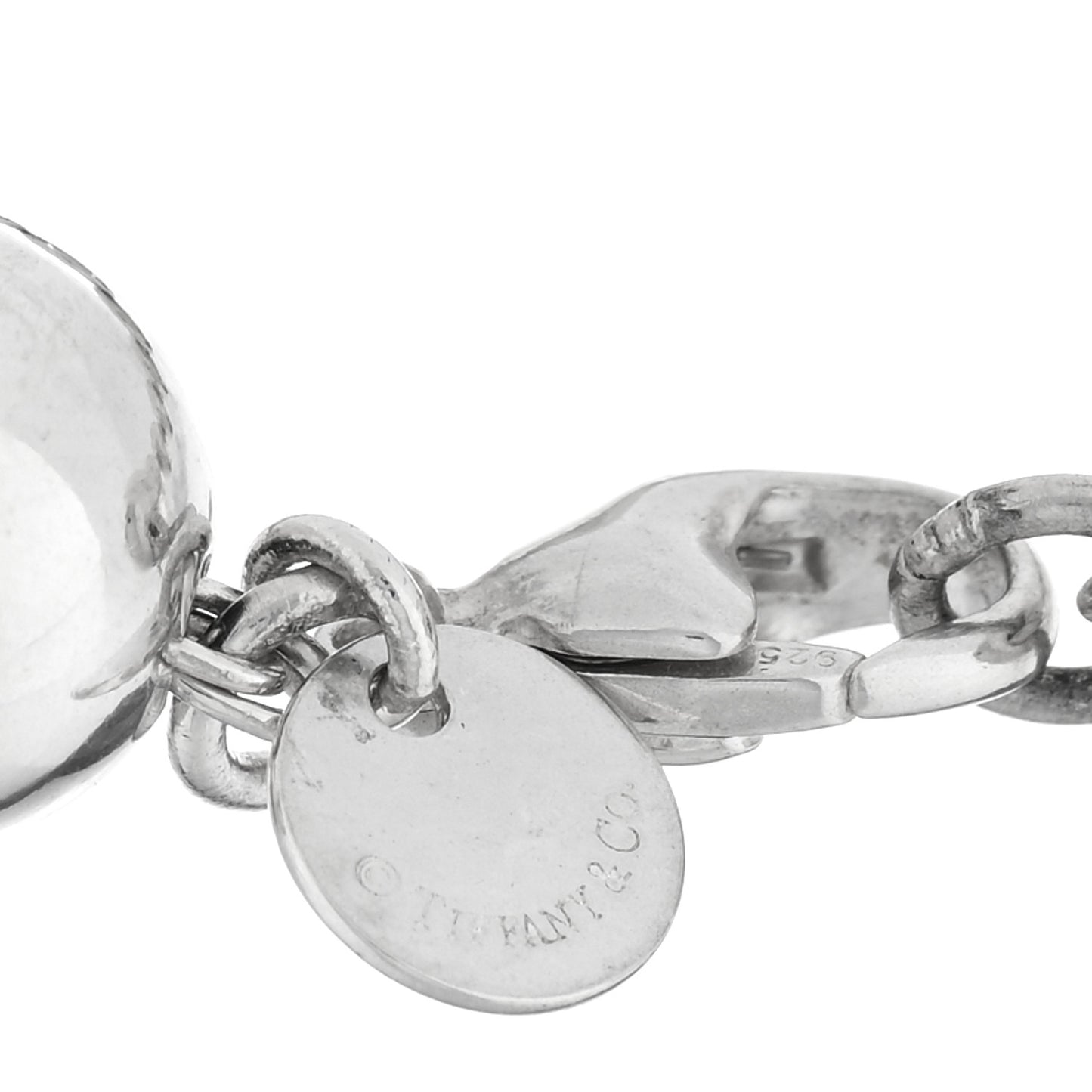 Sterling Silver 10mm Hardwear Ball Bracelet