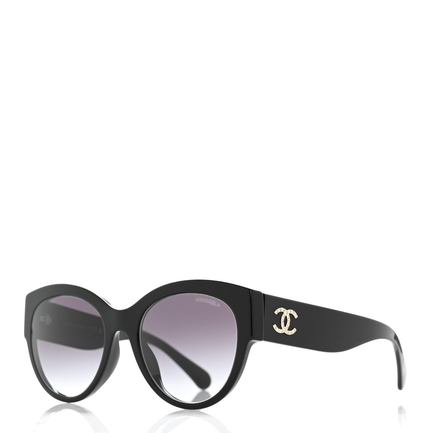Chanel Acetate Sunglasses 5498-B-A Black 1742599 – FASHIONPHILE