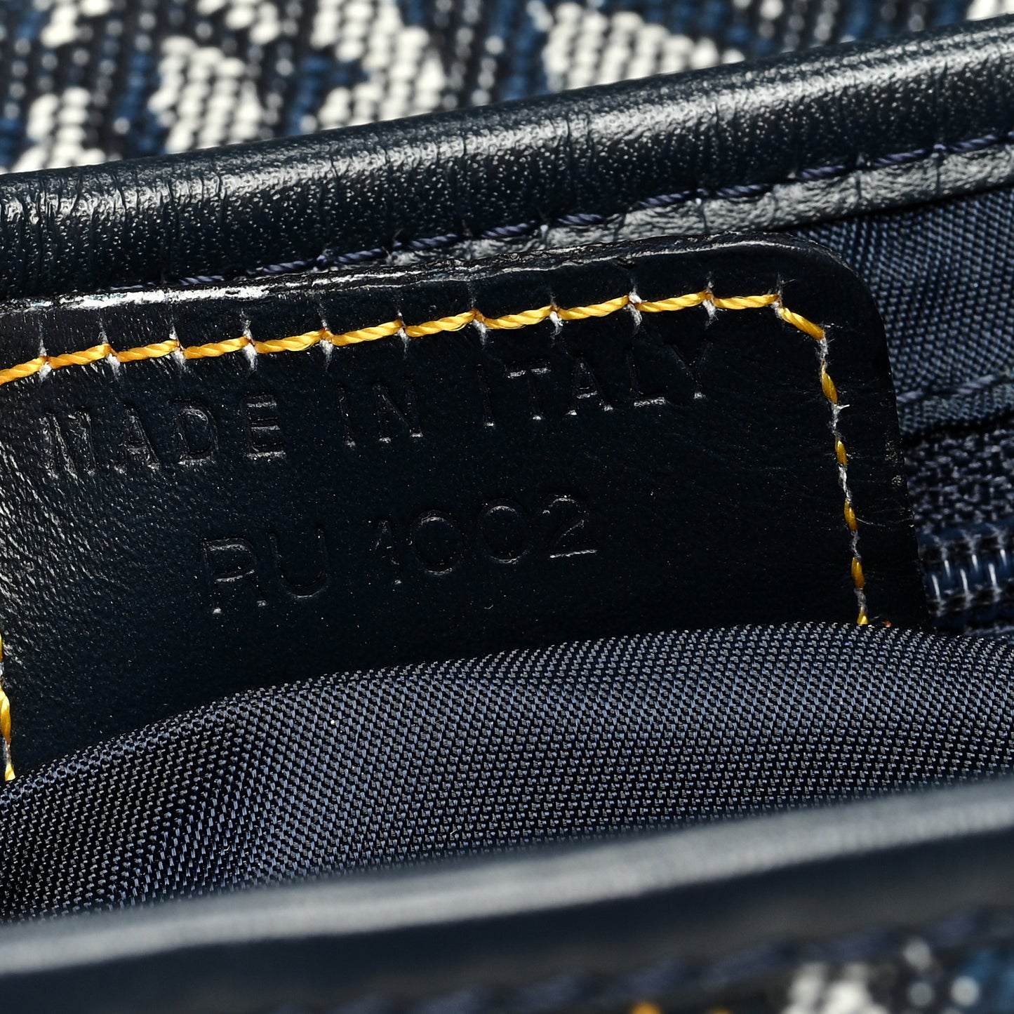 Monogram Saddle Bag Blue