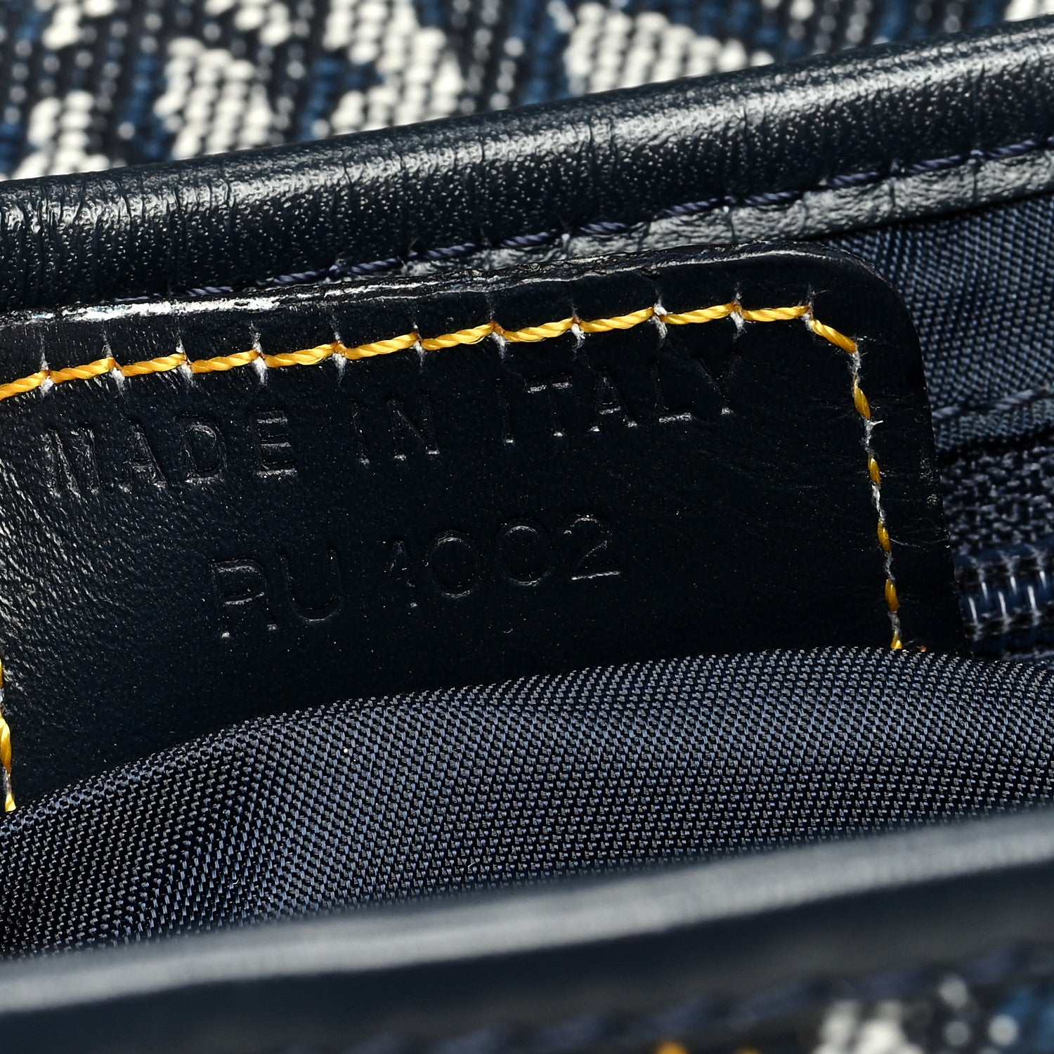 Christian Dior Monogram Saddle Bag Blue 7 of 10