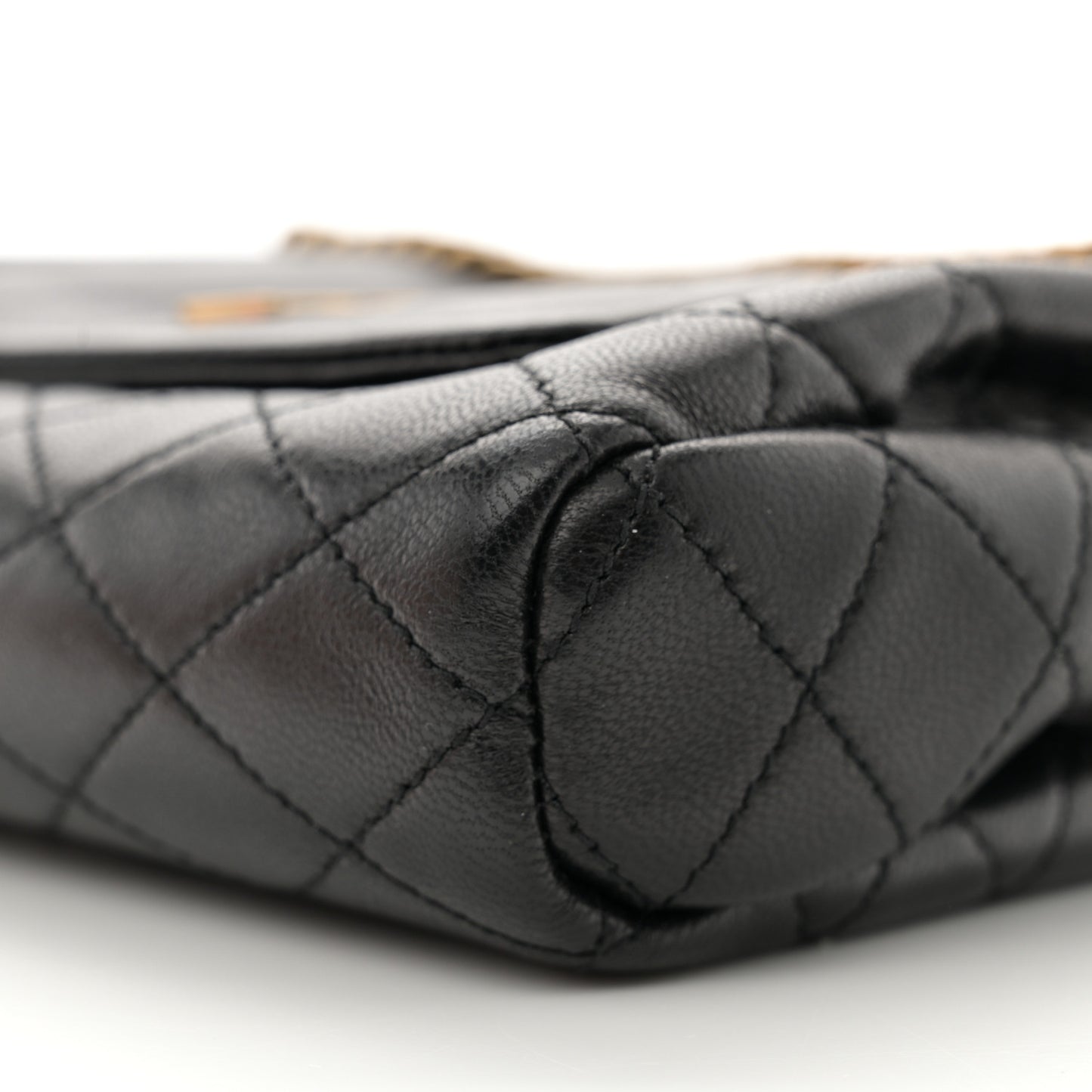 Lambskin Quilted Monogram Mini Nolita Black