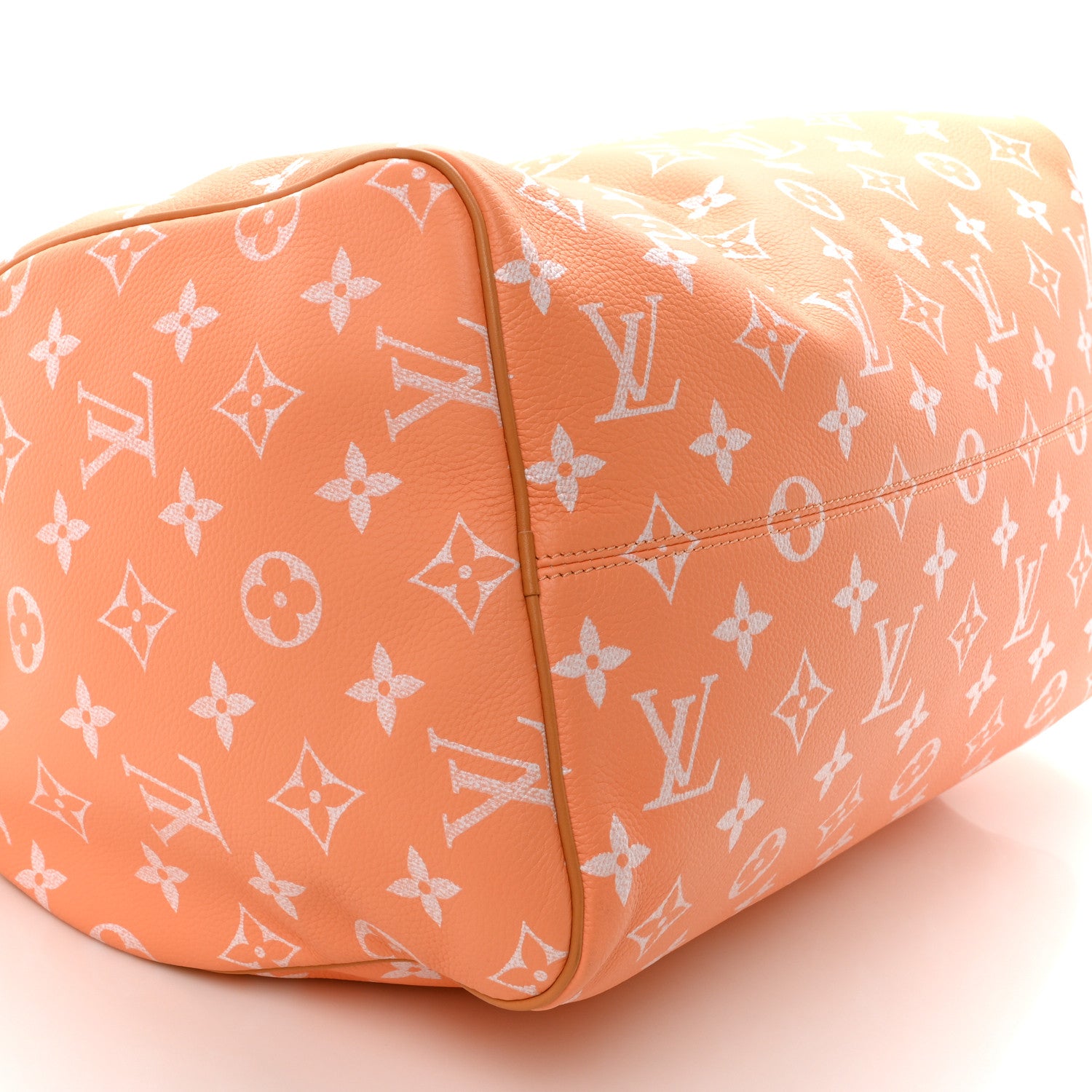 Louis Vuitton Calfskin Monogram Speedy P9 Bandouliere 40 Summer Peach 8 of 9