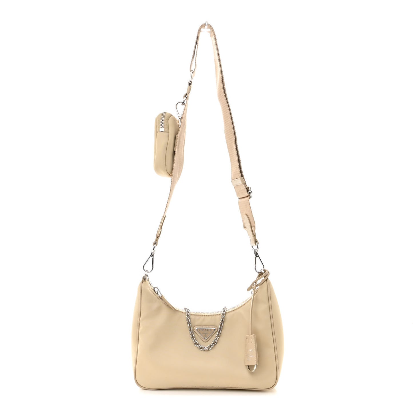 Re-Nylon Saffiano Re-Edition 2005 Shoulder Bag Deserto