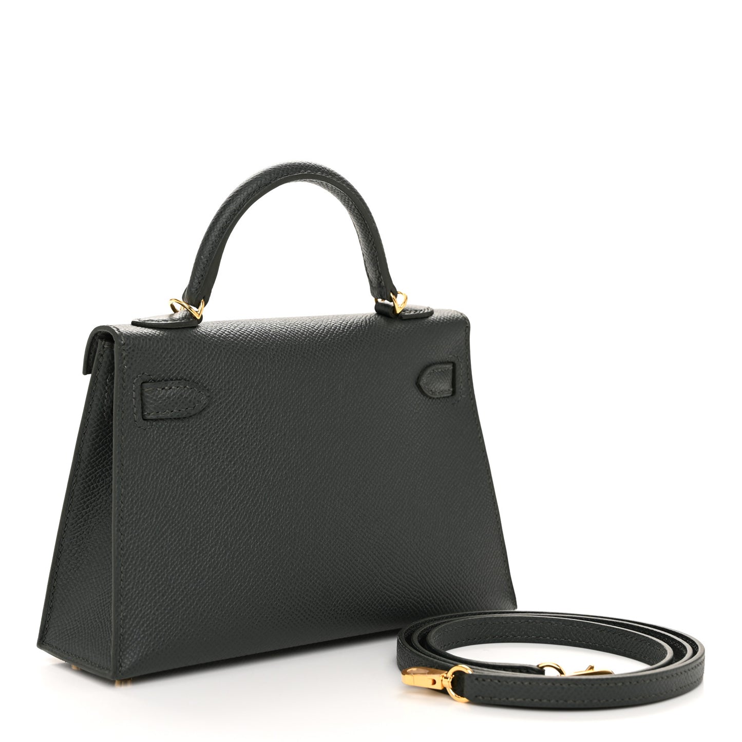 Epsom Mini Kelly Sellier 20 Vert Mangrove