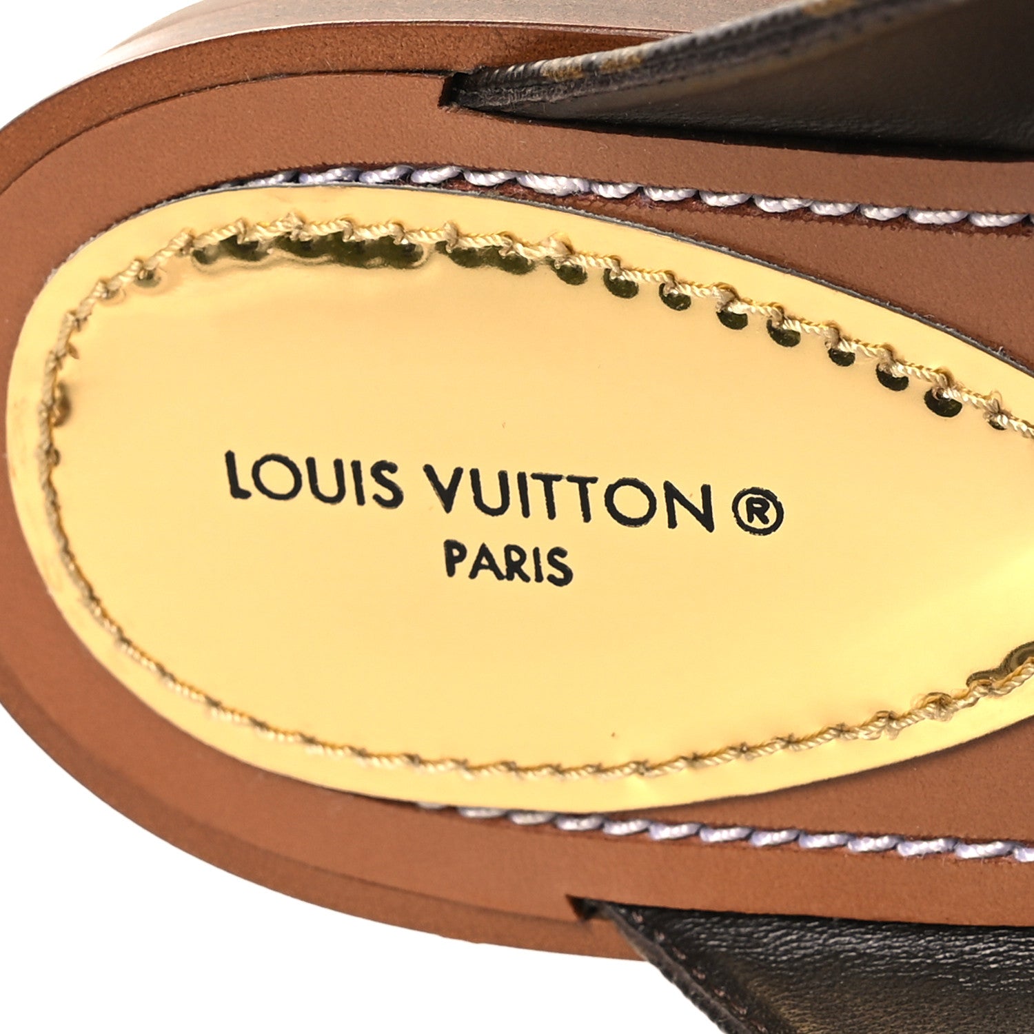 Louis Vuitton Monogram Sunny Flat Thong Sandals 38 Brown 8 of 8