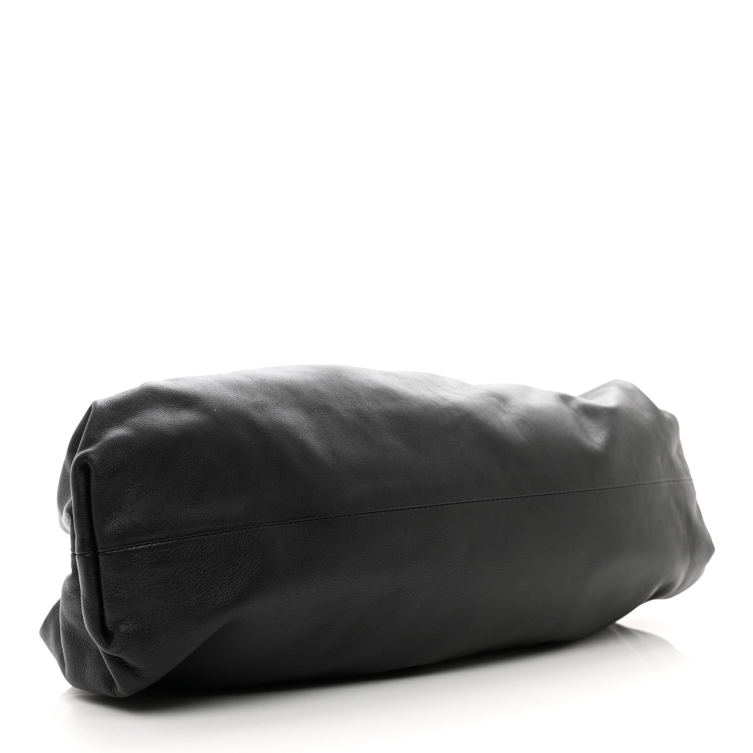 Bottega Veneta Smooth Butter Calf The Pouch Oversized Clutch Black 4 of 8