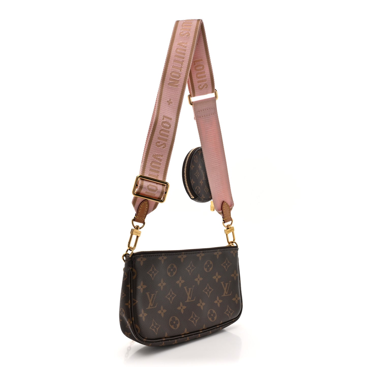 Monogram Multi Pochette Accessories Rose Clair