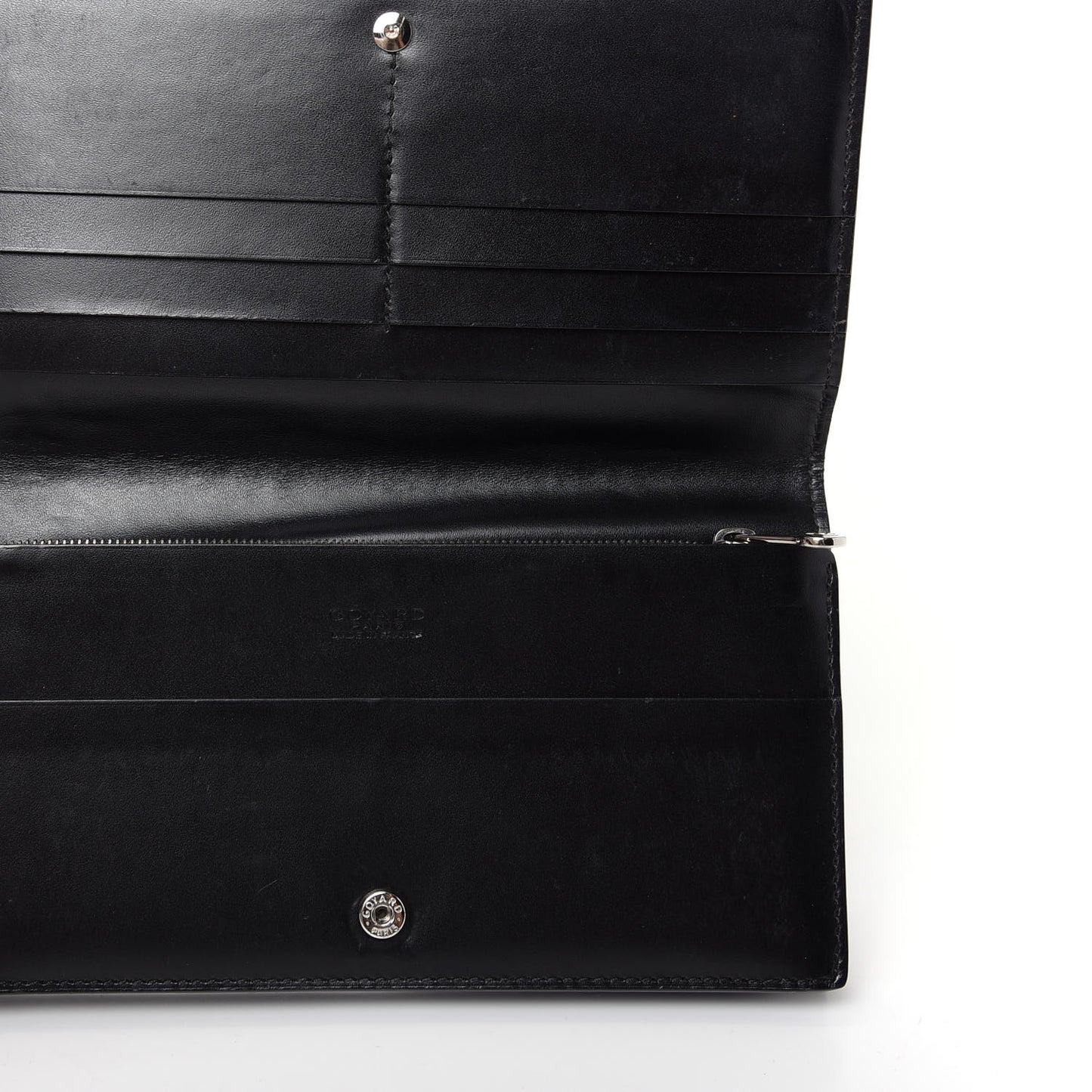 Goyardine Long Bi-Fold Wallet Black
