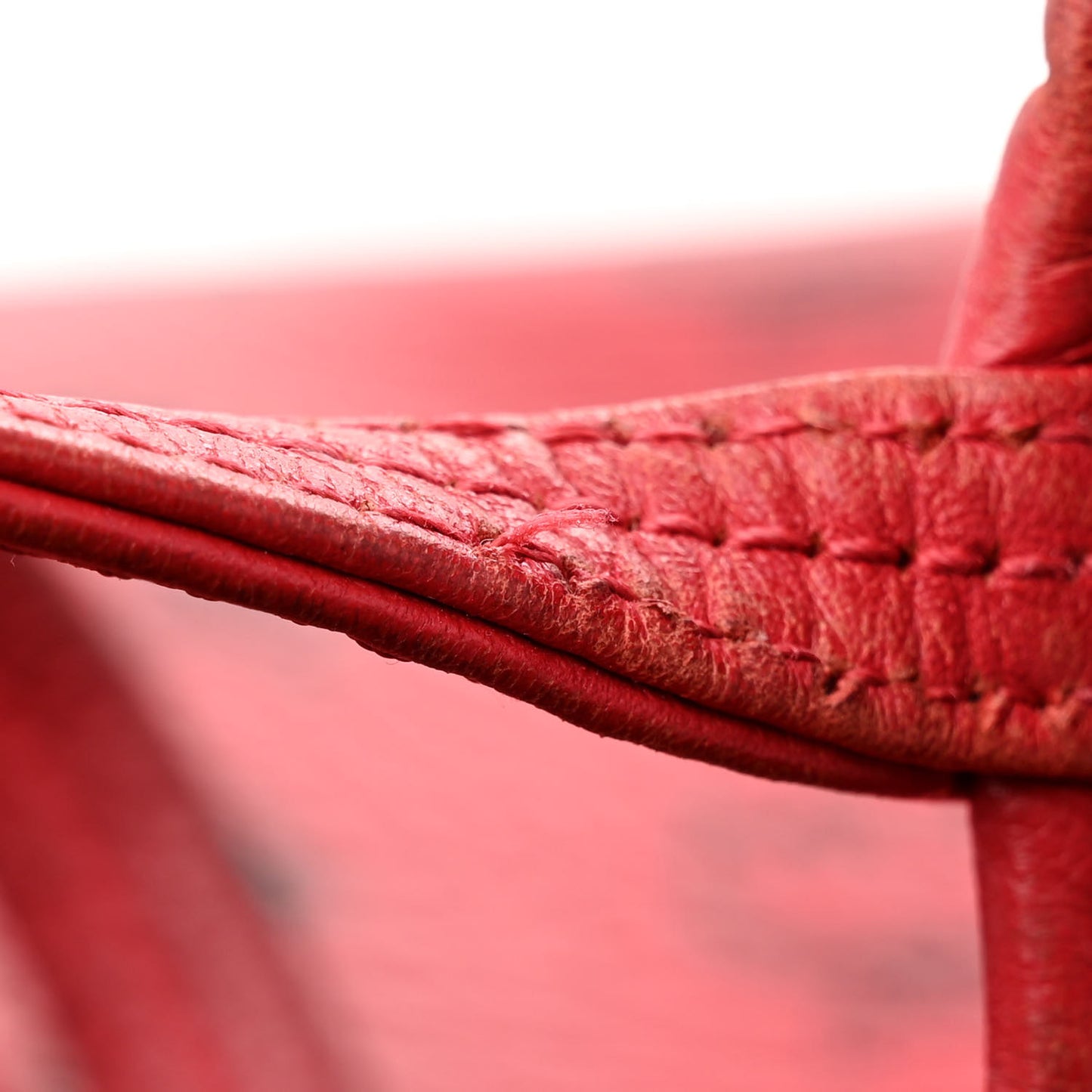 Visetos Medium Liz Reversible Shopper Tote Ruby Red