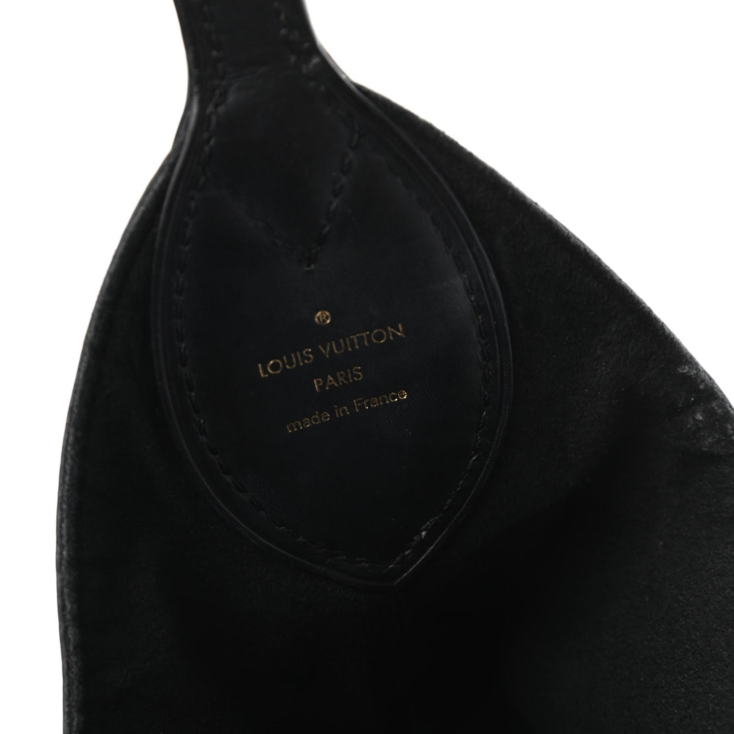 Monogram Flower Hobo Black