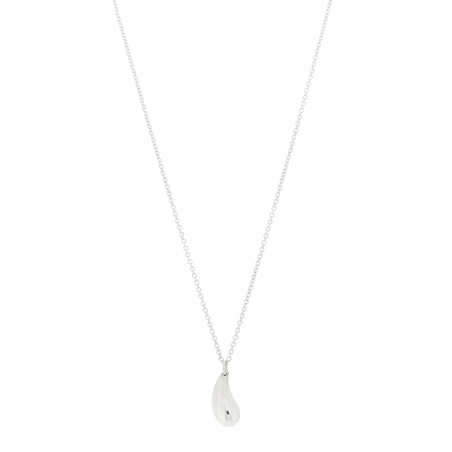 Tiffany Sterling Silver 12mm Elsa Peretti Teardrop Pendant