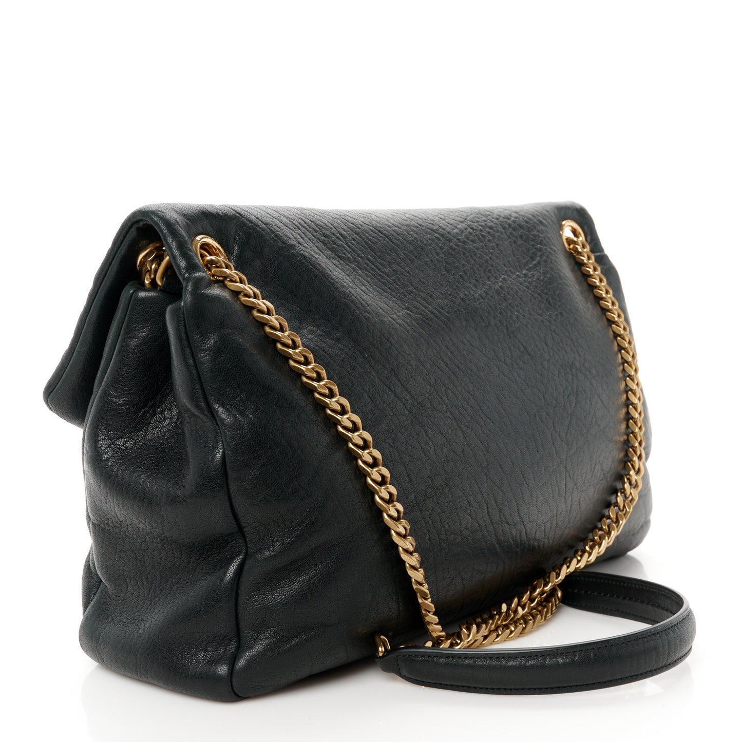 Grained Lambskin Large Calypso Black
