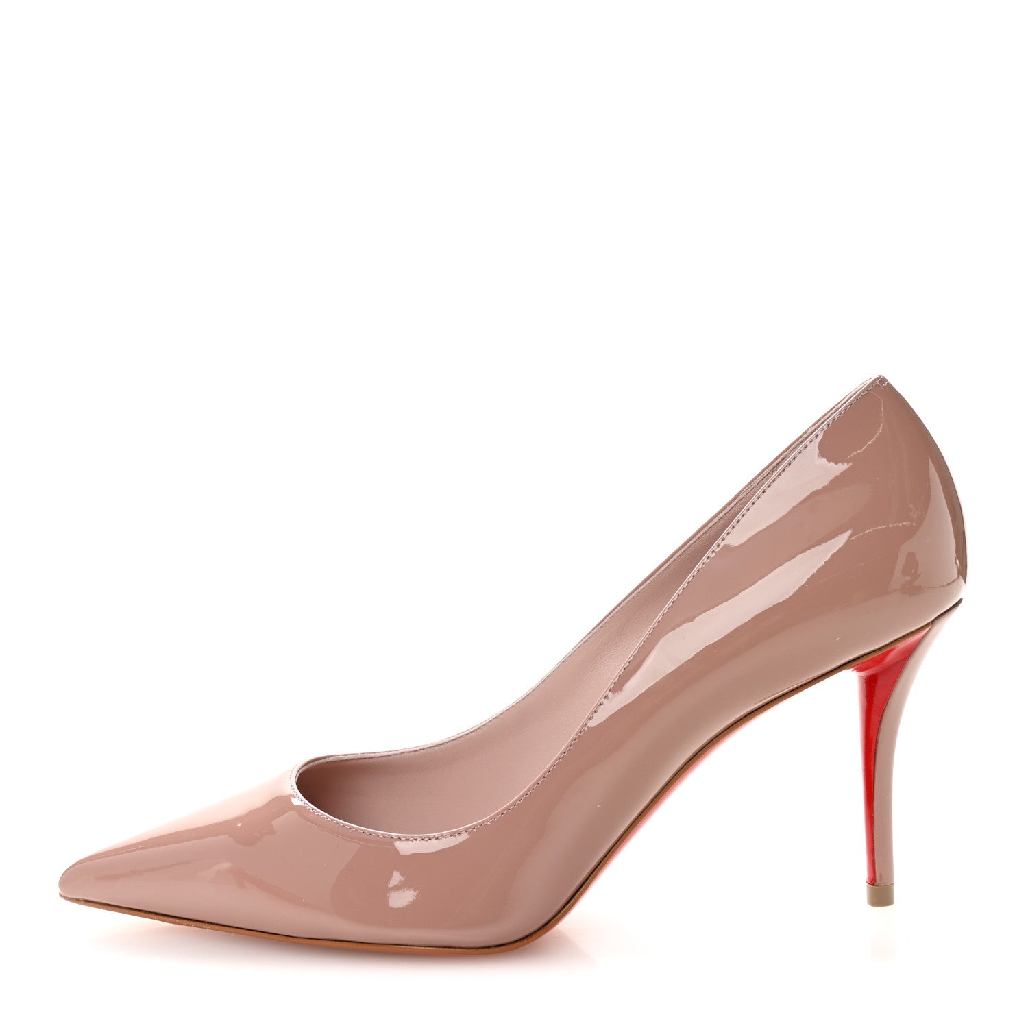 Christian Louboutin Patent Miss Z 80 Pumps 37.5 Vintage Rose