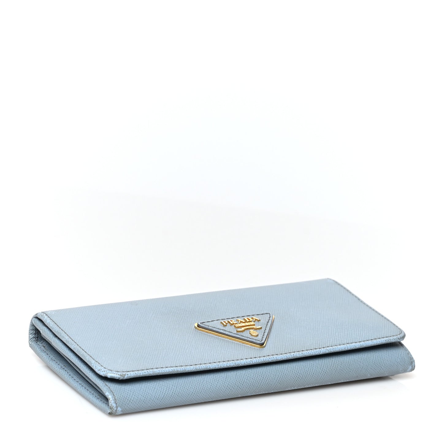 Saffiano Triangle Continental Flap Wallet Astrale