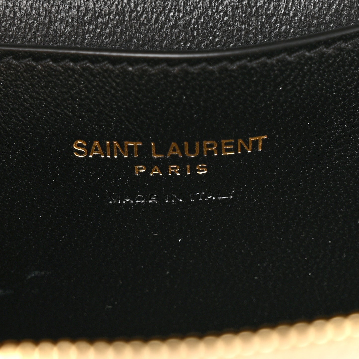 Lambskin Quilted Mini Gaby Vanity Case Crema Soft