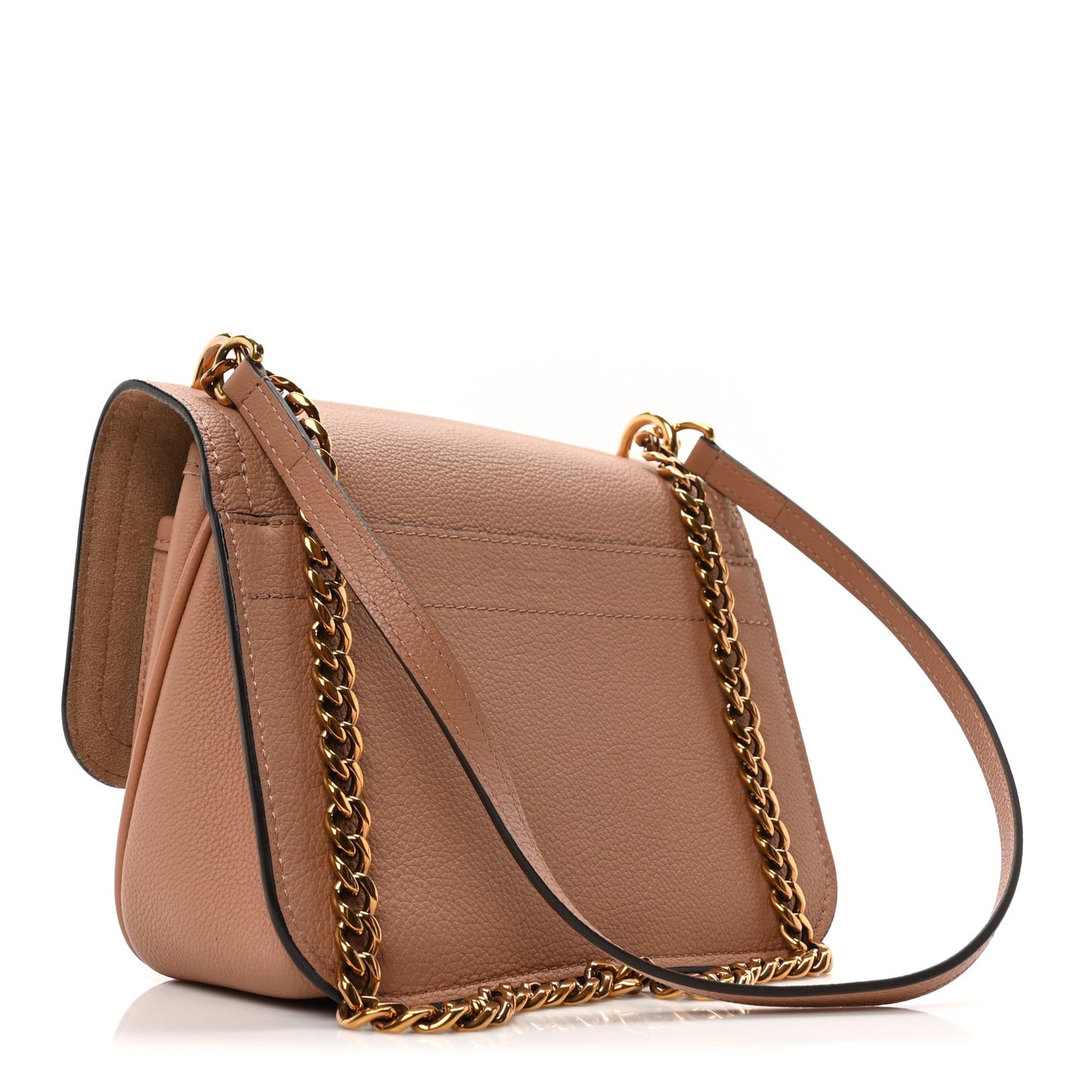 Grained Calfskin Lockme Chain Bag PM Rose Silk