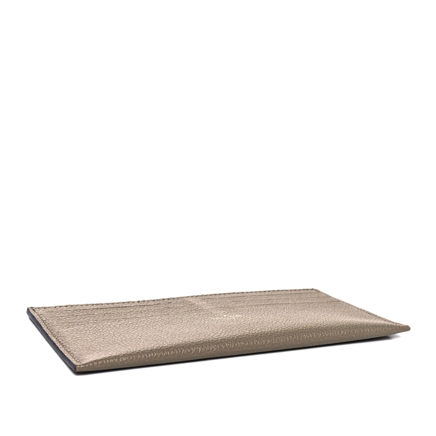 Calfskin Felicie Chain Wallet Card Holder Insert Tourterelle