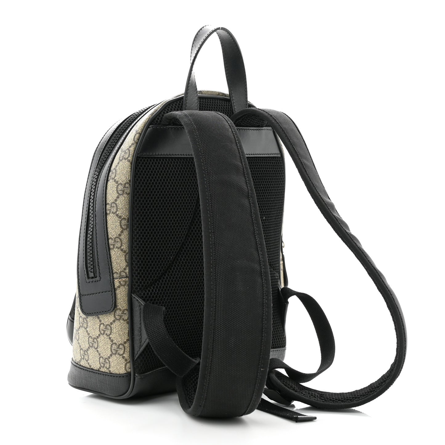 GG Supreme Monogram Small Eden Day Backpack Black