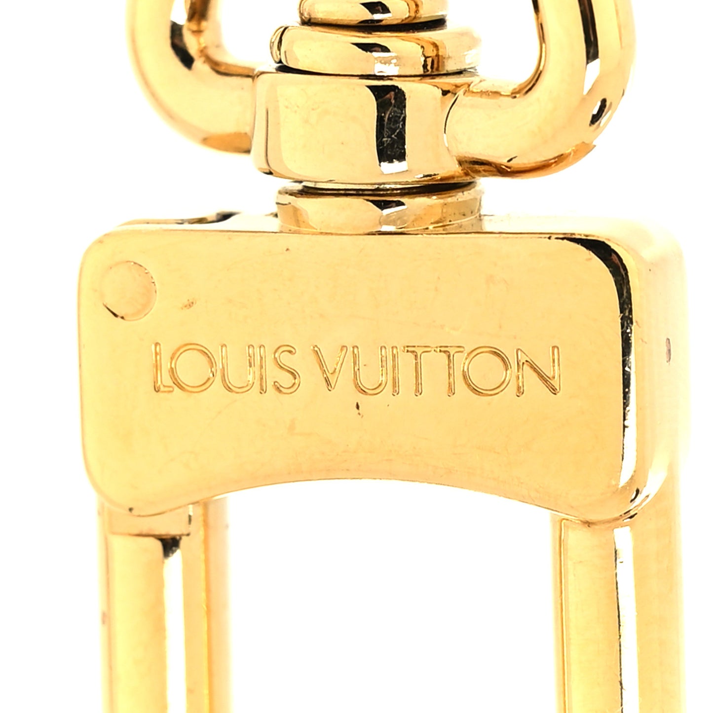 Brass Monogram Blooming Flowers Bag Charm Key Holder Rose Ballerine