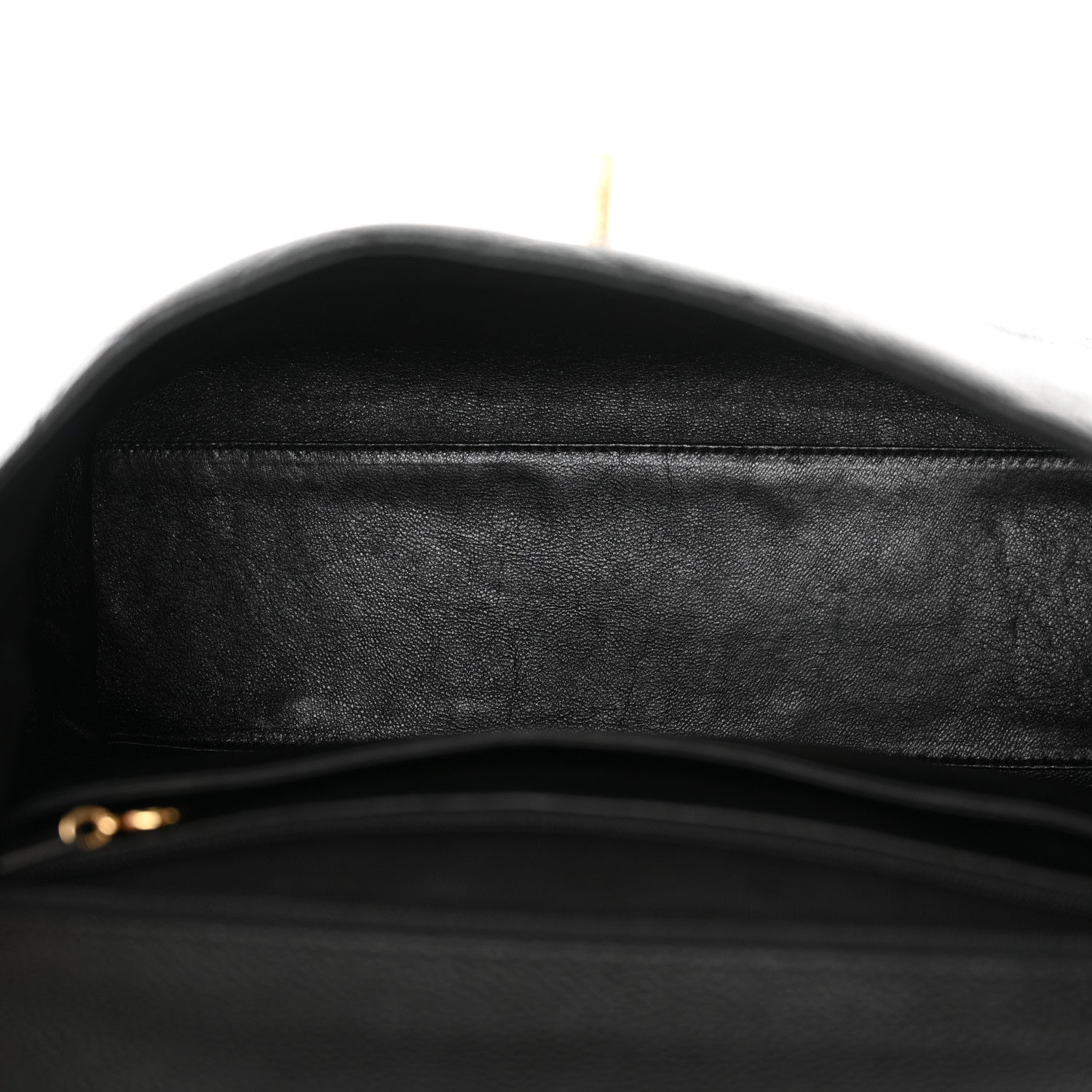 Chanel Caviar Quilted Jumbo Kelly Flap Black 5 of 14