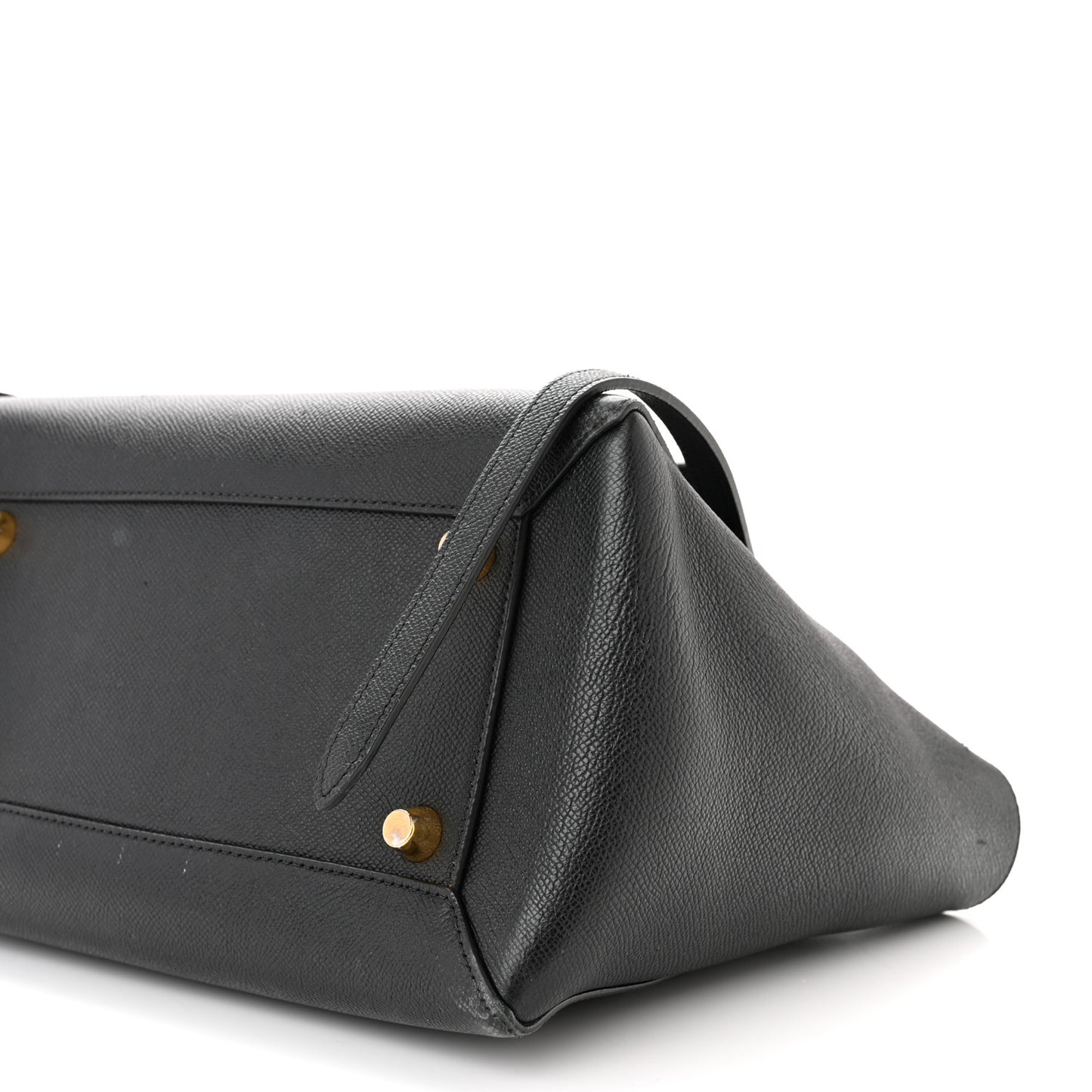 Grained Calfskin Mini Belt Bag Black
