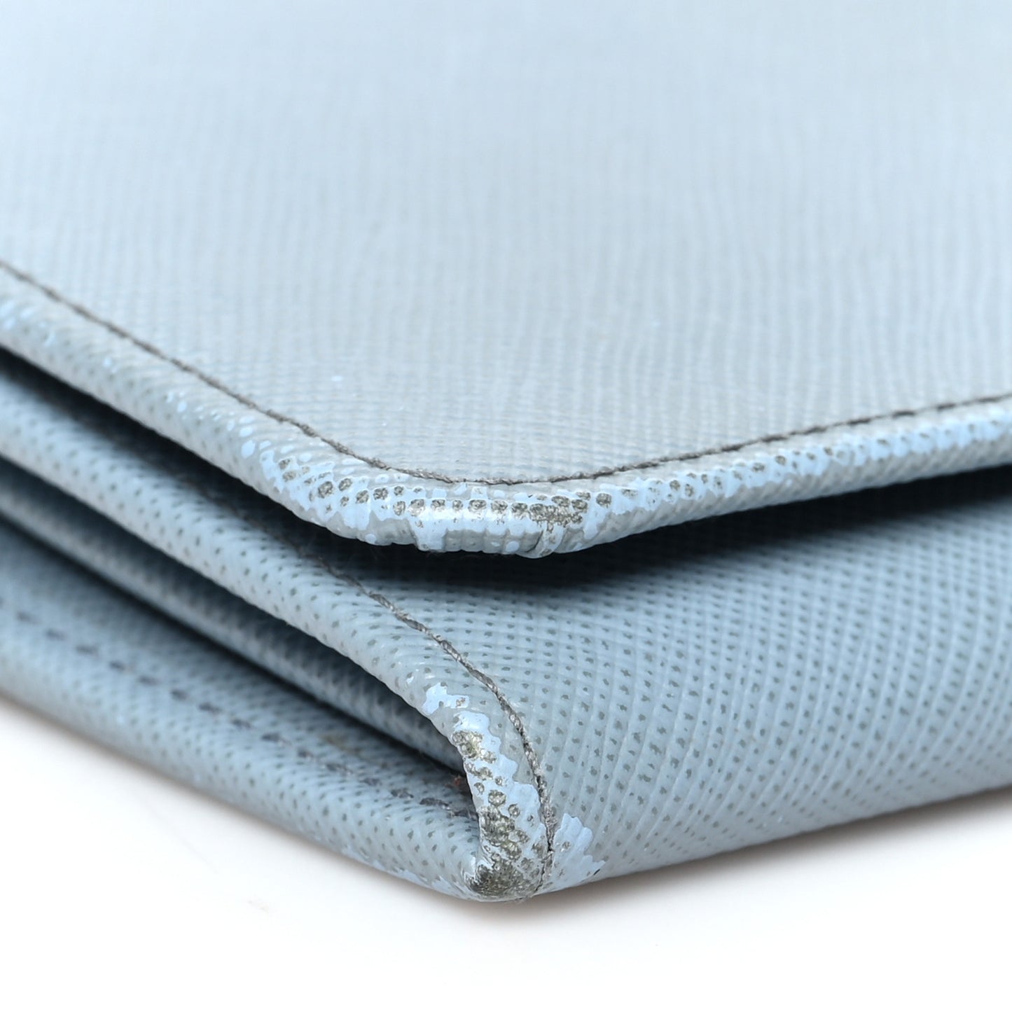 Saffiano Triangle Continental Flap Wallet Astrale
