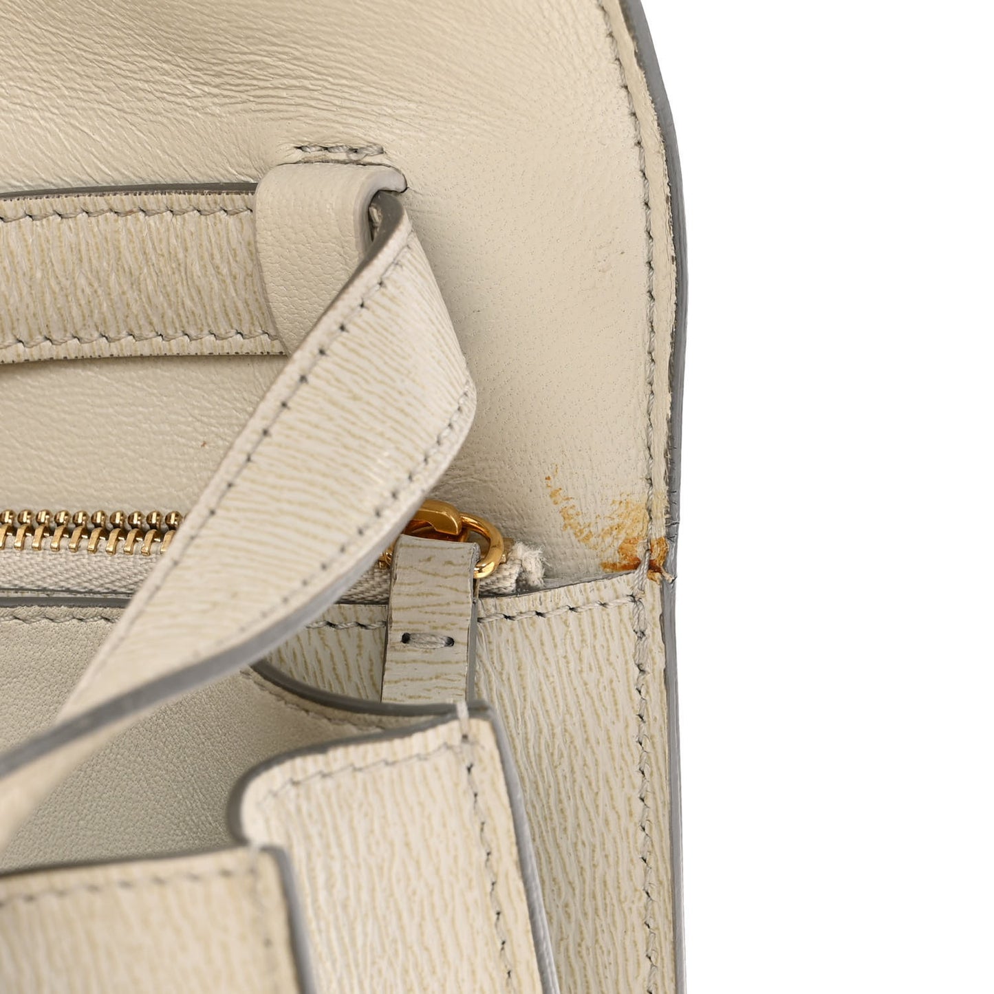 Liege Calfskin Medium Classic Box Flap Bag Pale Grey