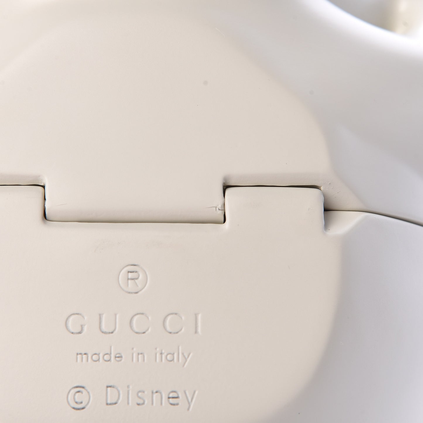 X DISNEY Plastic Mickey Mouse Top Handle Bag White